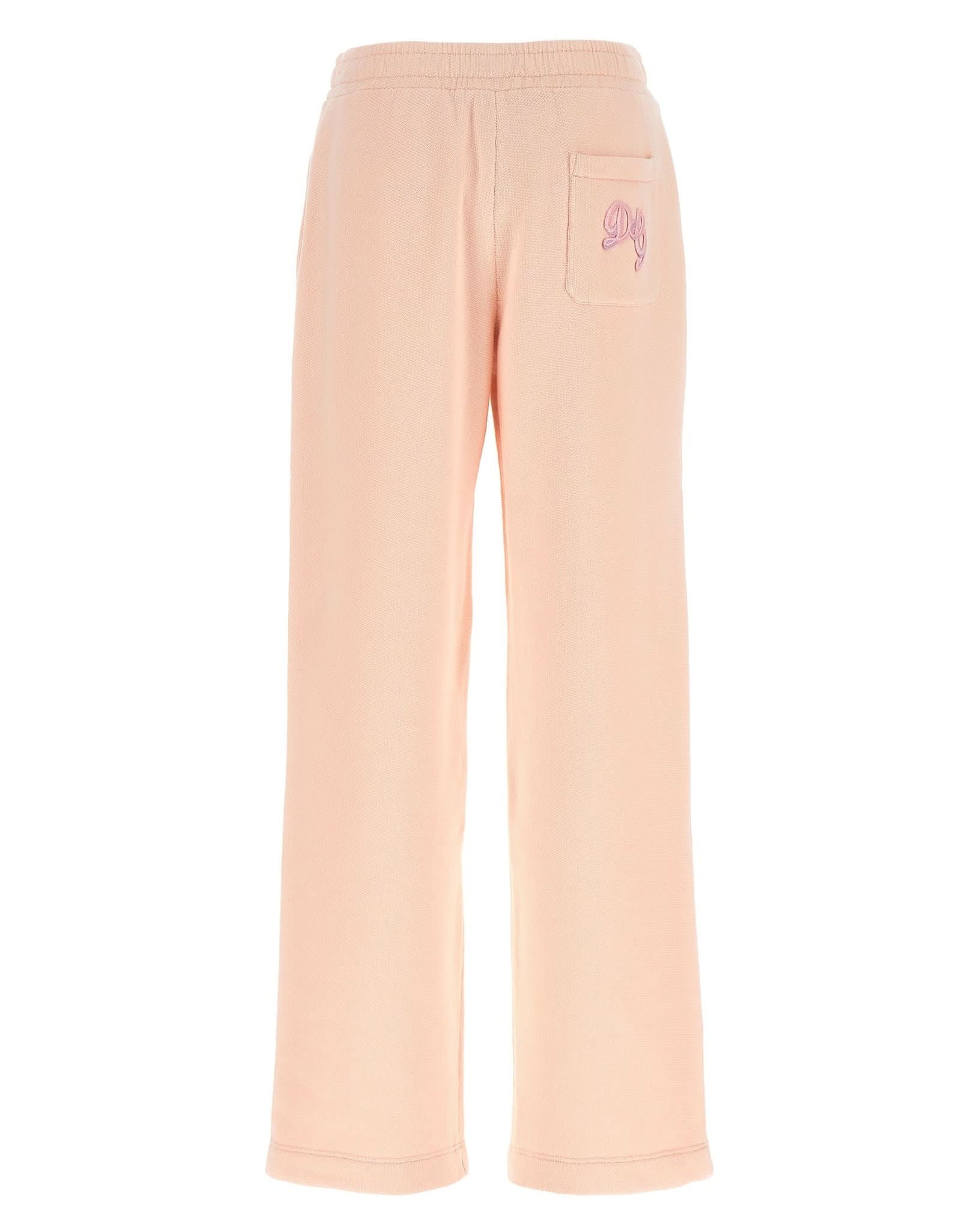Dolce & Gabbana Logo Embroidery Joggers Glam Steals