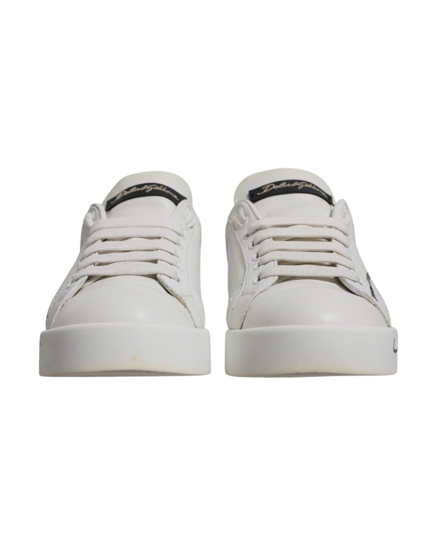 Dolce & Gabbana Logo Portofino Sneakers Blue Shoes Glam Steals