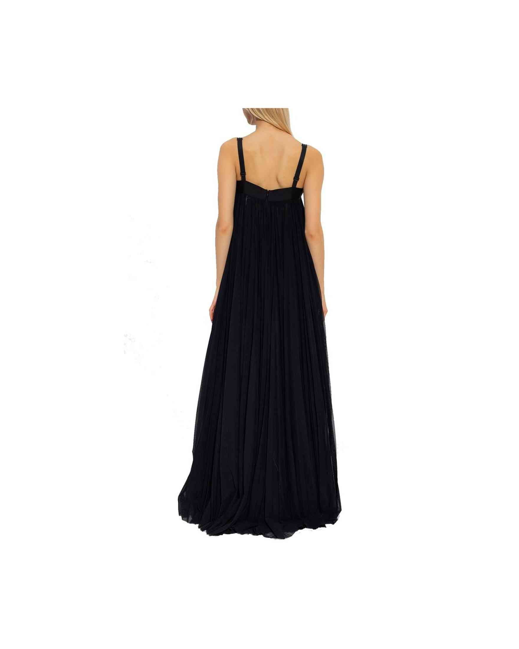 Dolce & Gabbana Maxi Pleated Dress Glam Steals
