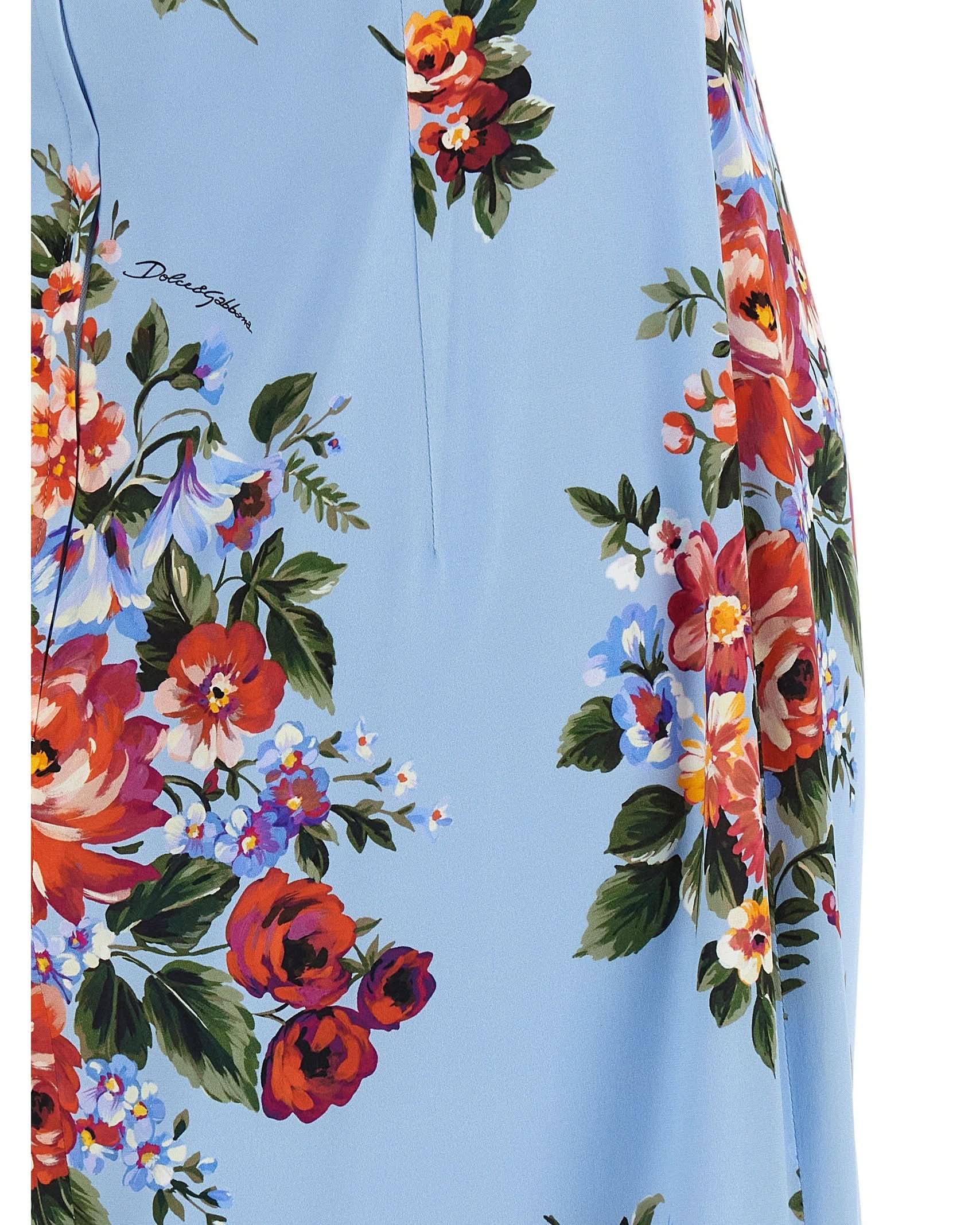 Dolce & Gabbana Mazzo Di Fiori Print Dress Glam Steals