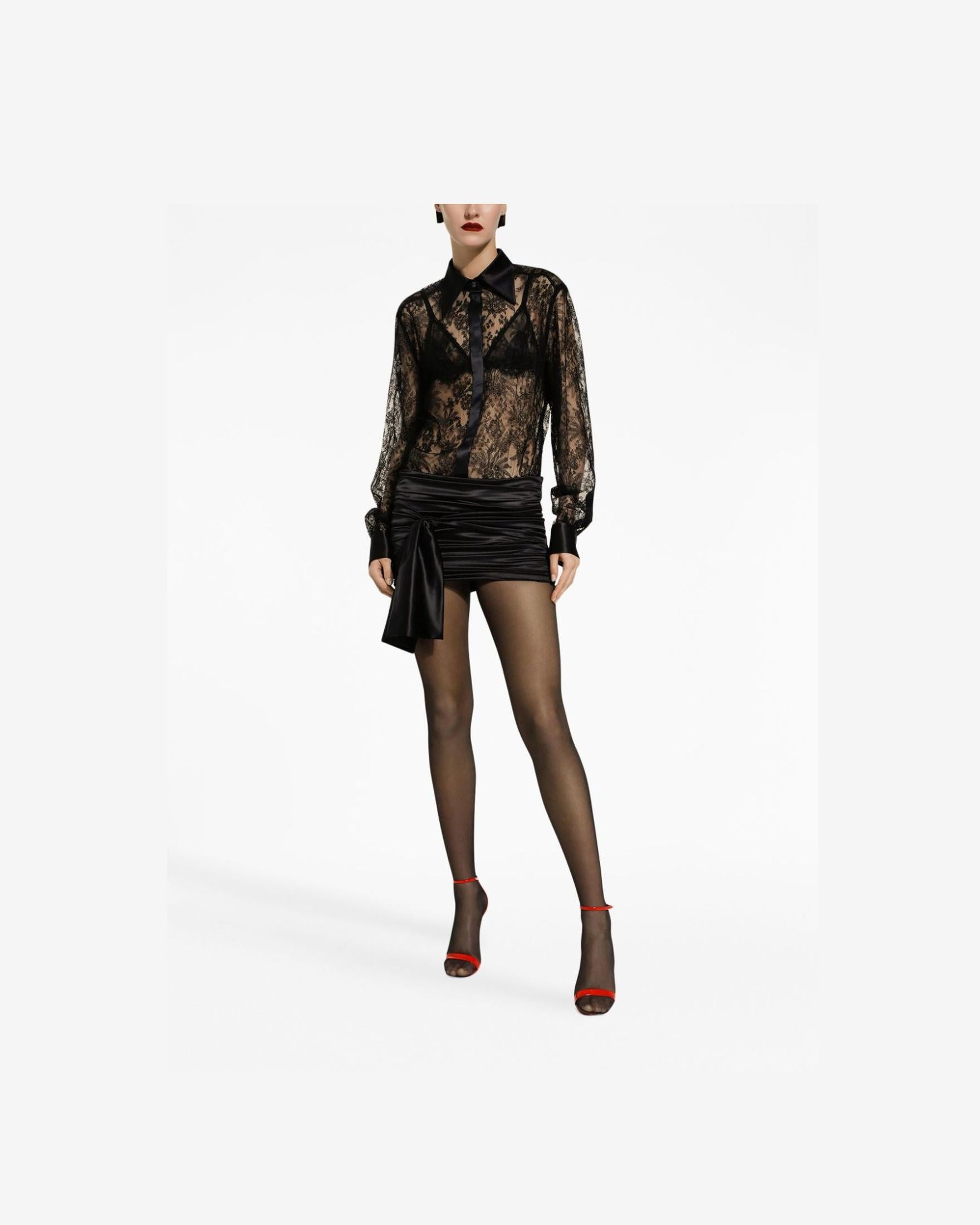 Dolce & Gabbana Mini Skirt with Knot Glam Steals