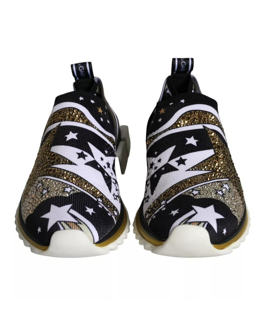 Dolce & Gabbana Multicolor Comet Star Print Sorrento Sneakers Sneakers