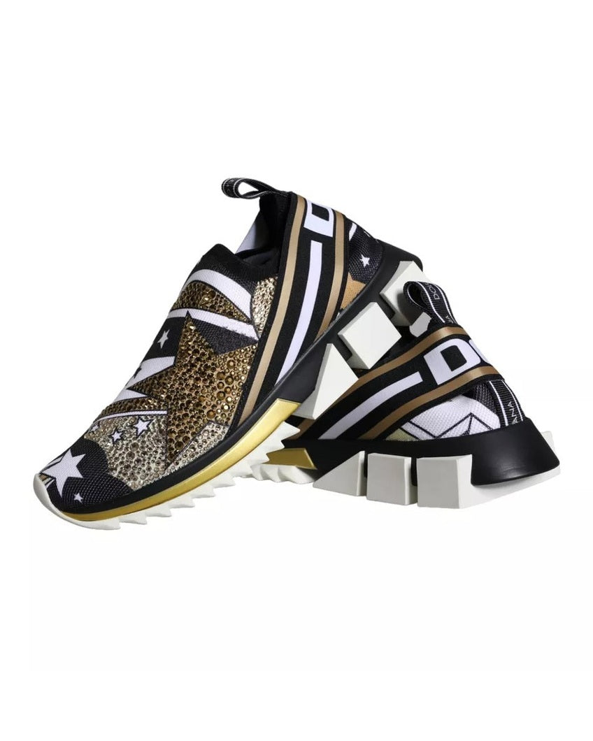 Dolce & Gabbana Multicolor Comet Star Print Sorrento Sneakers Sneakers