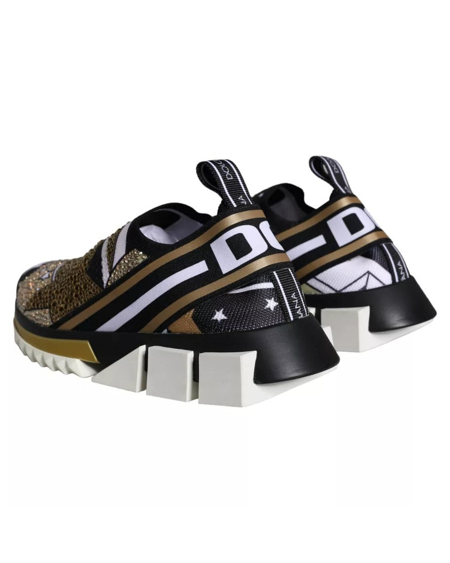 Dolce & Gabbana Multicolor Comet Star Print Sorrento Sneakers Sneakers