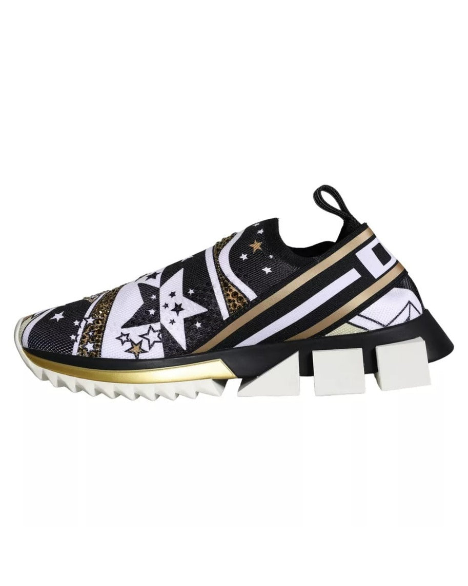 Dolce & Gabbana Multicolor Comet Star Print Sorrento Sneakers Sneakers