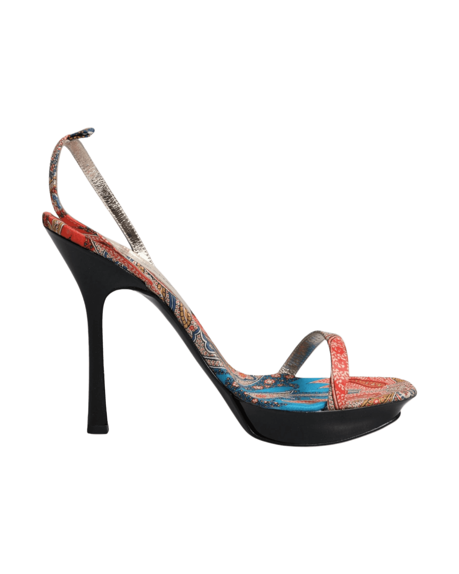 Dolce & Multicolor Gabbana Floral High Heels Sandals Shoes Glam Steals