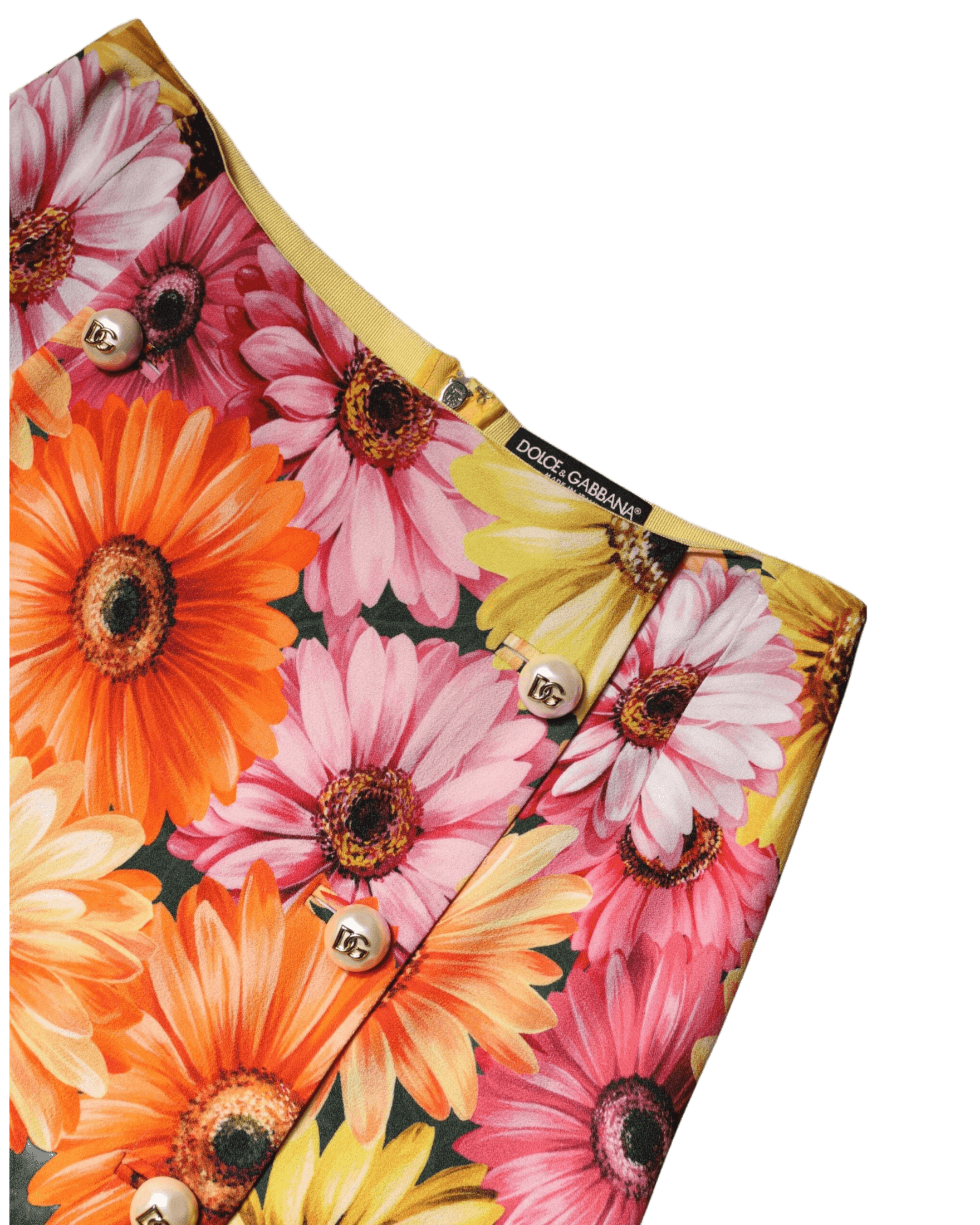 Dolce & Gabbana Multicolor Floral High Waist Mini Skirt Glam Steals
