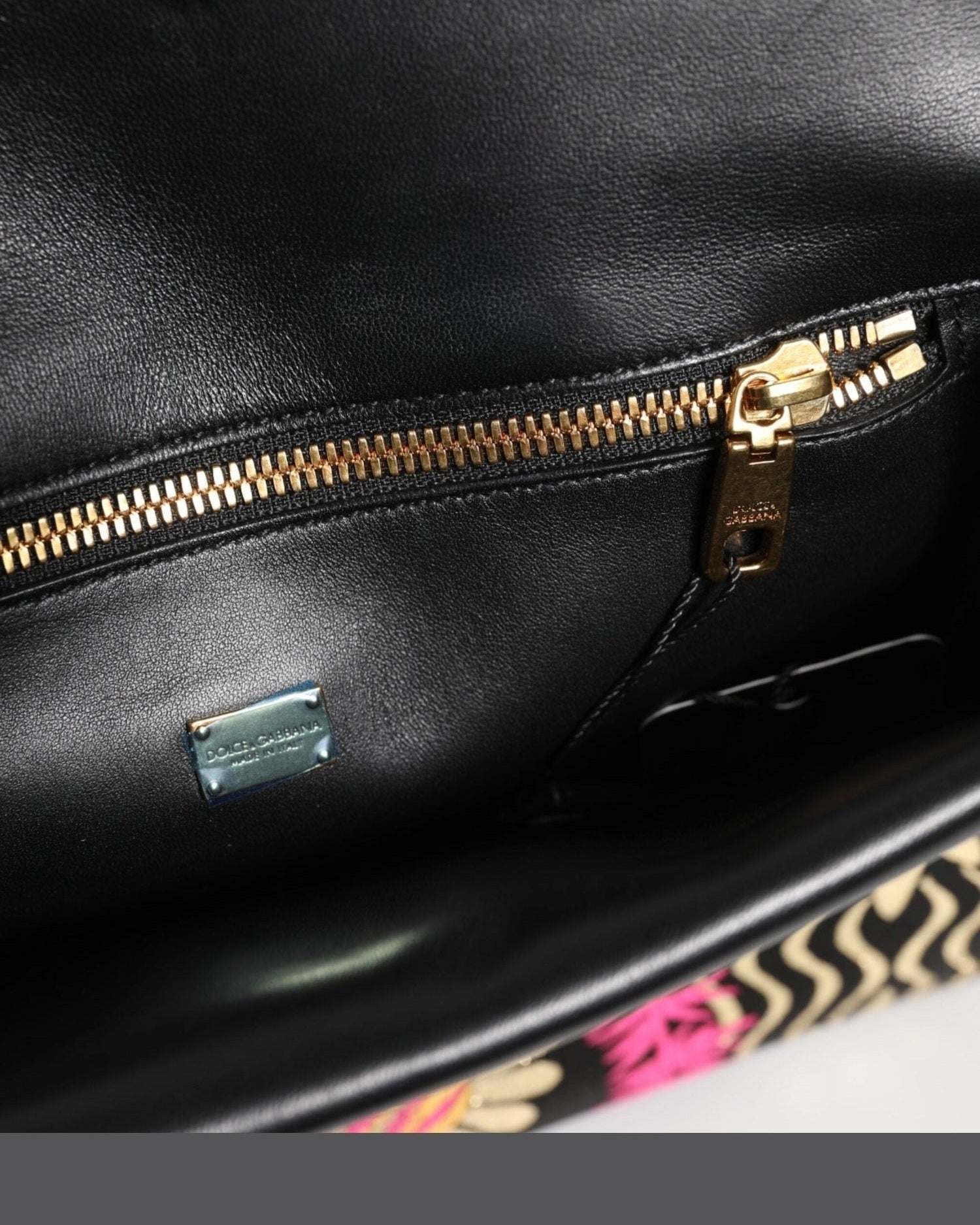 Dolce & Gabbana Multicolor Jacquard Floral Document Briefcase Bag Briefcases