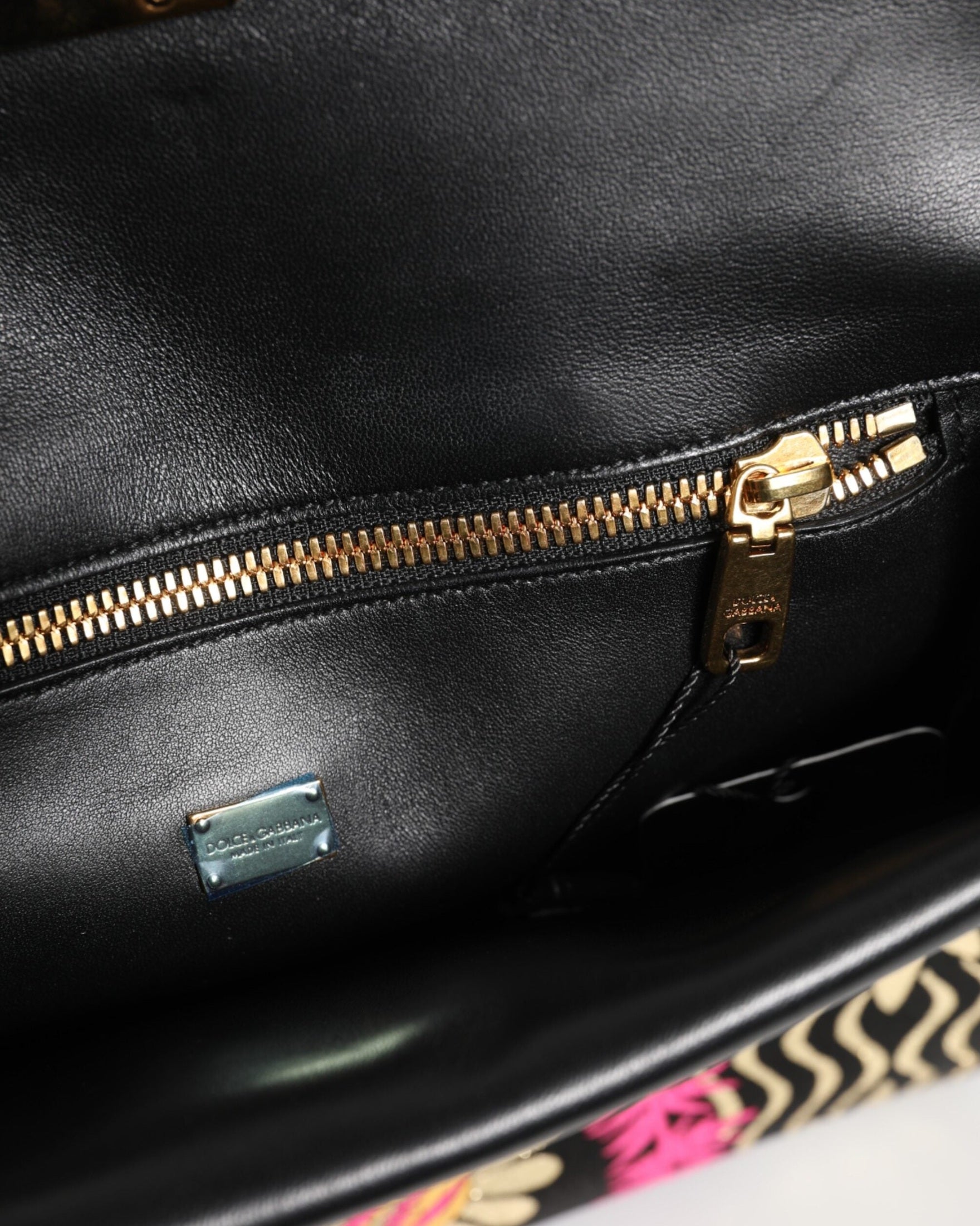 Dolce & Gabbana Multicolor Jacquard Floral Document Briefcase Bag Glam Steals