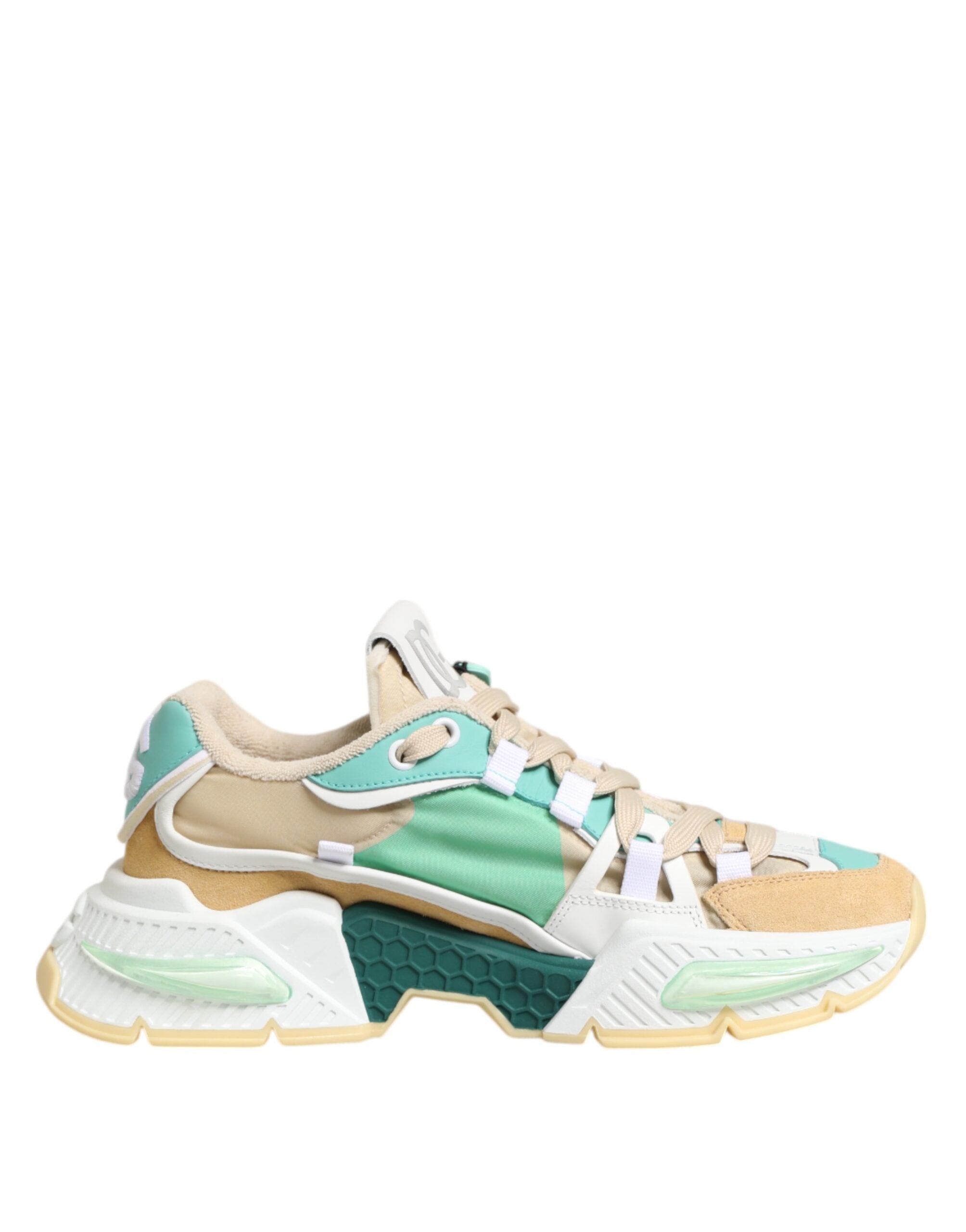 Dolce & Gabbana Multicolor Leather Airmaster Low Top Sneakers Shoes Glam Steals