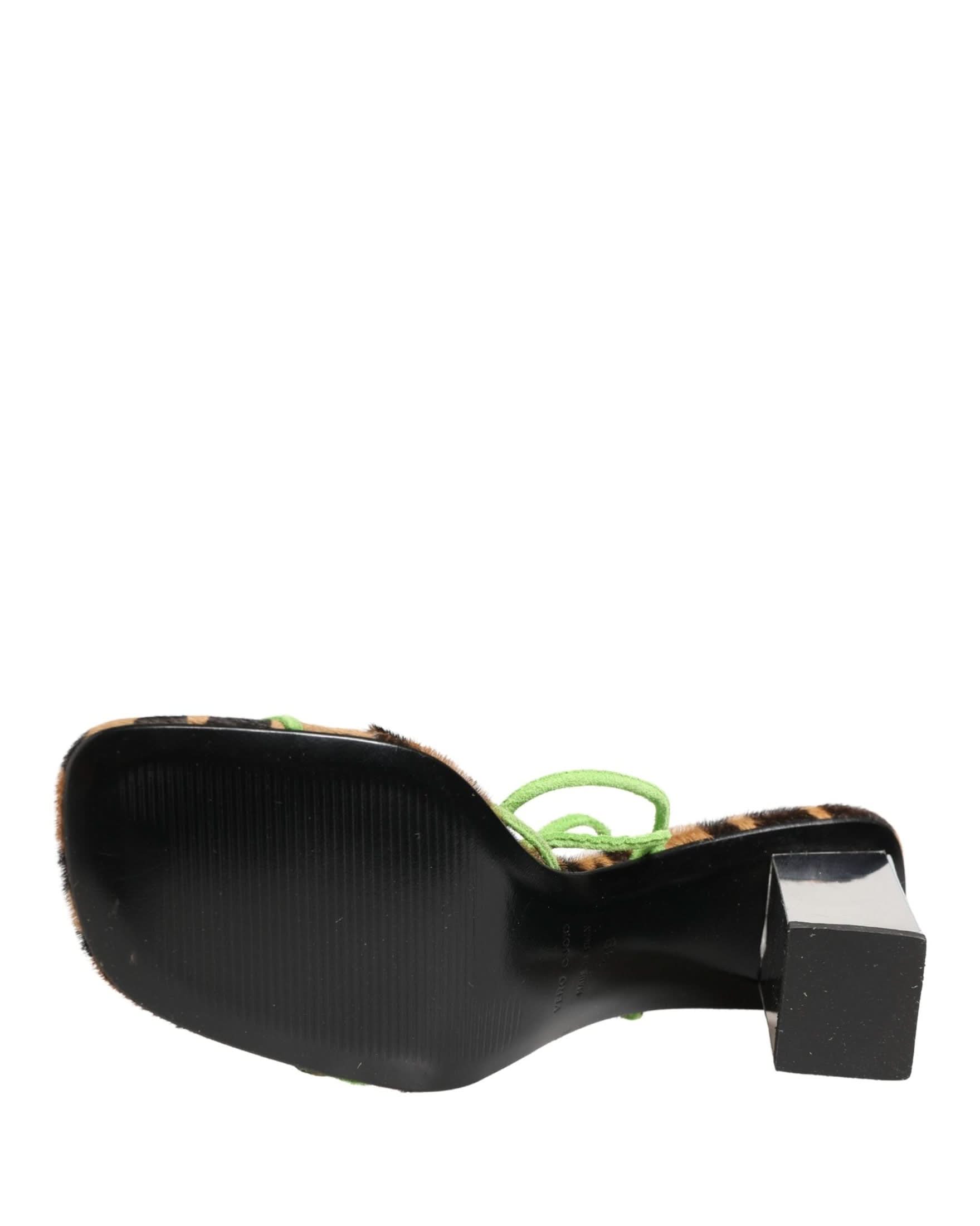 Dolce & Gabbana Multicolor Leather Block Heels Glam Steals