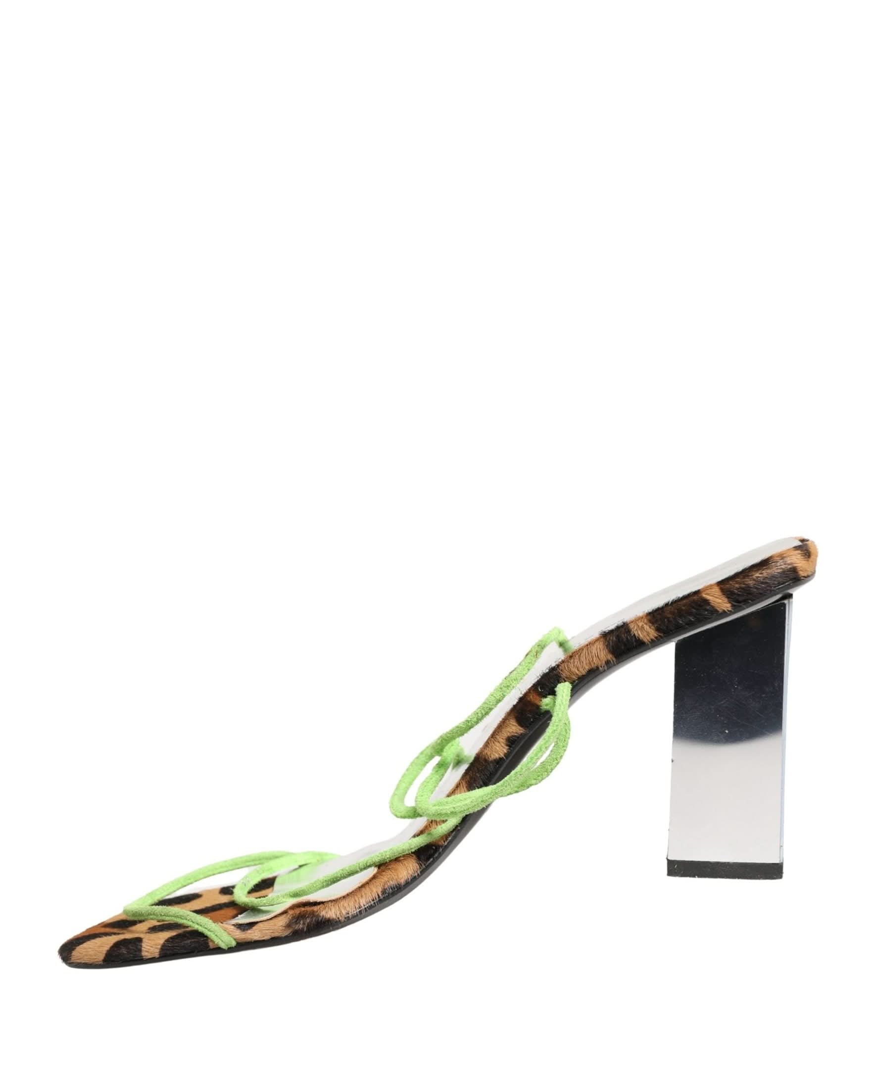 Dolce & Gabbana Multicolor Leather Block Heels Glam Steals