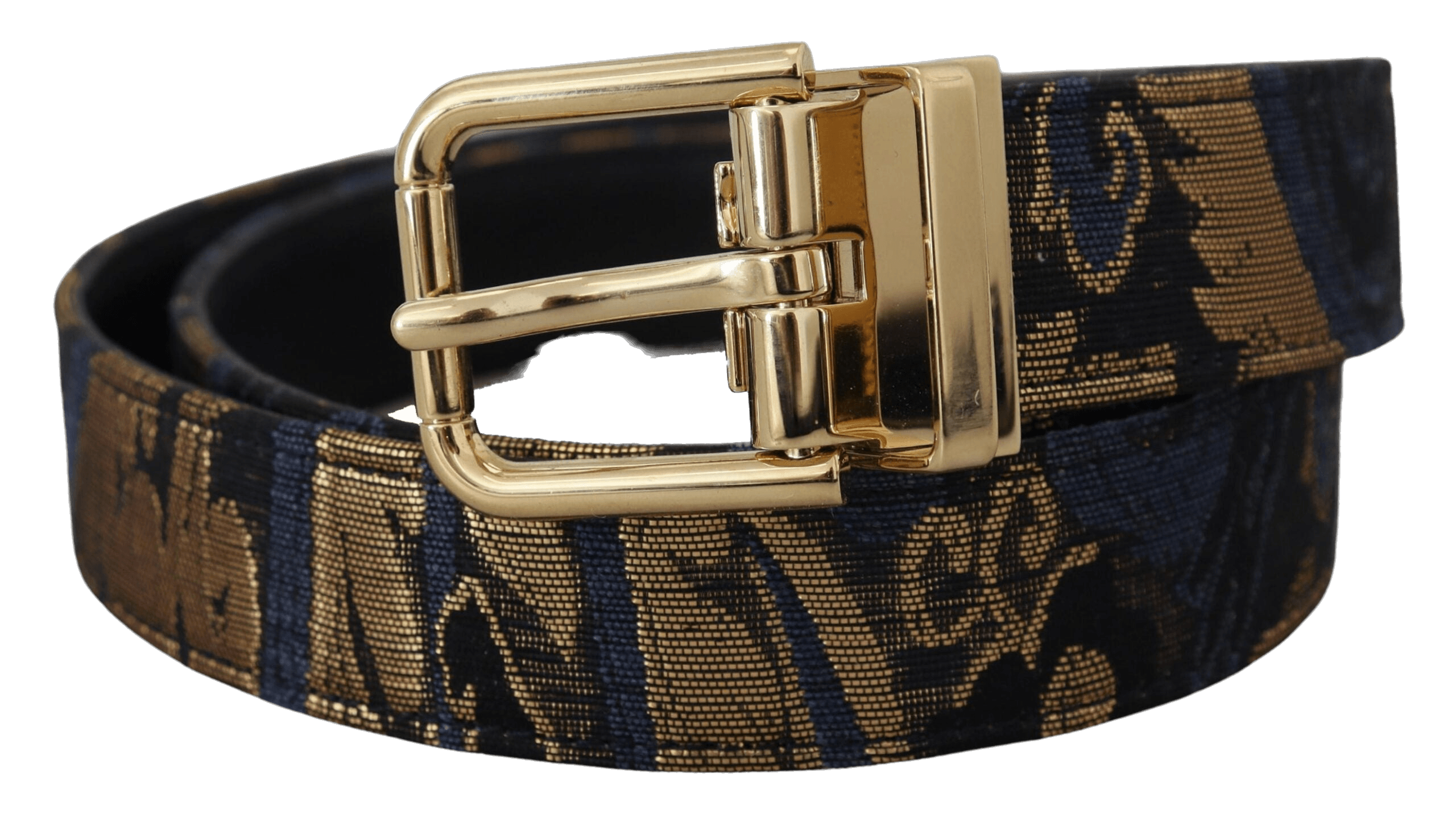 Dolce & Gabbana Multicolor Leather Jacquard Logo Buckle Belt Glam Steals