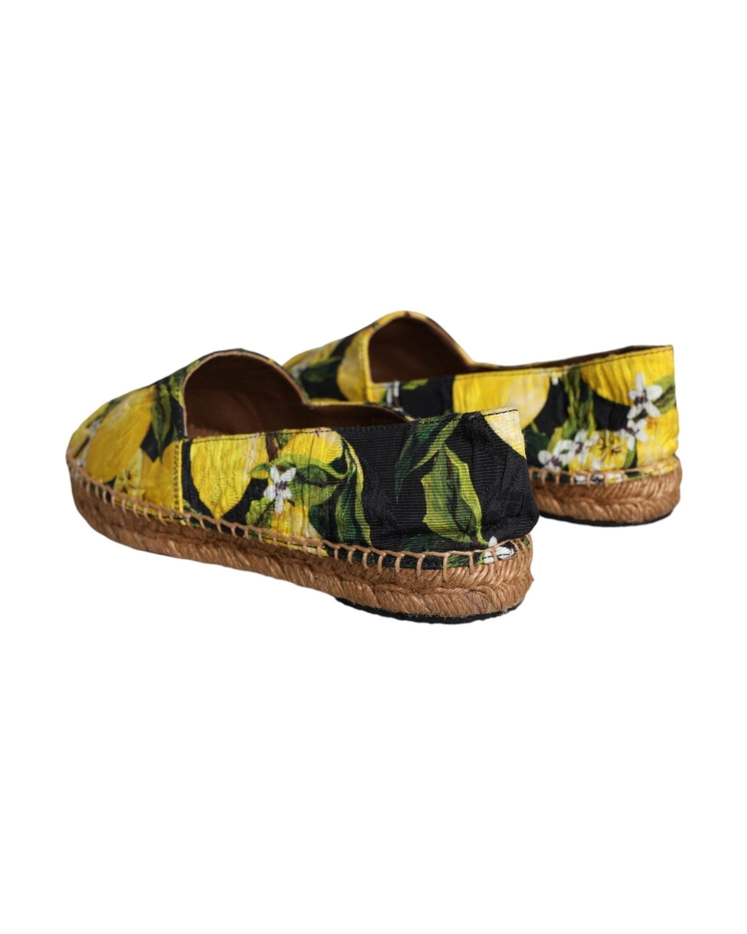 Dolce & Gabbana Multicolor Lemon Slip On Espadrilles Shoes Glam Steals