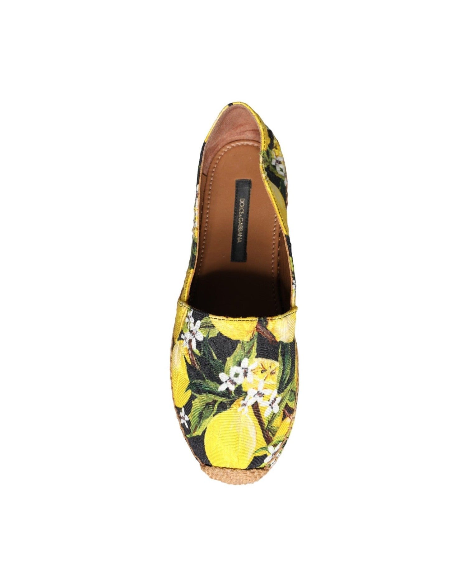 Dolce & Gabbana Multicolor Lemon Slip On Espadrilles Shoes Glam Steals