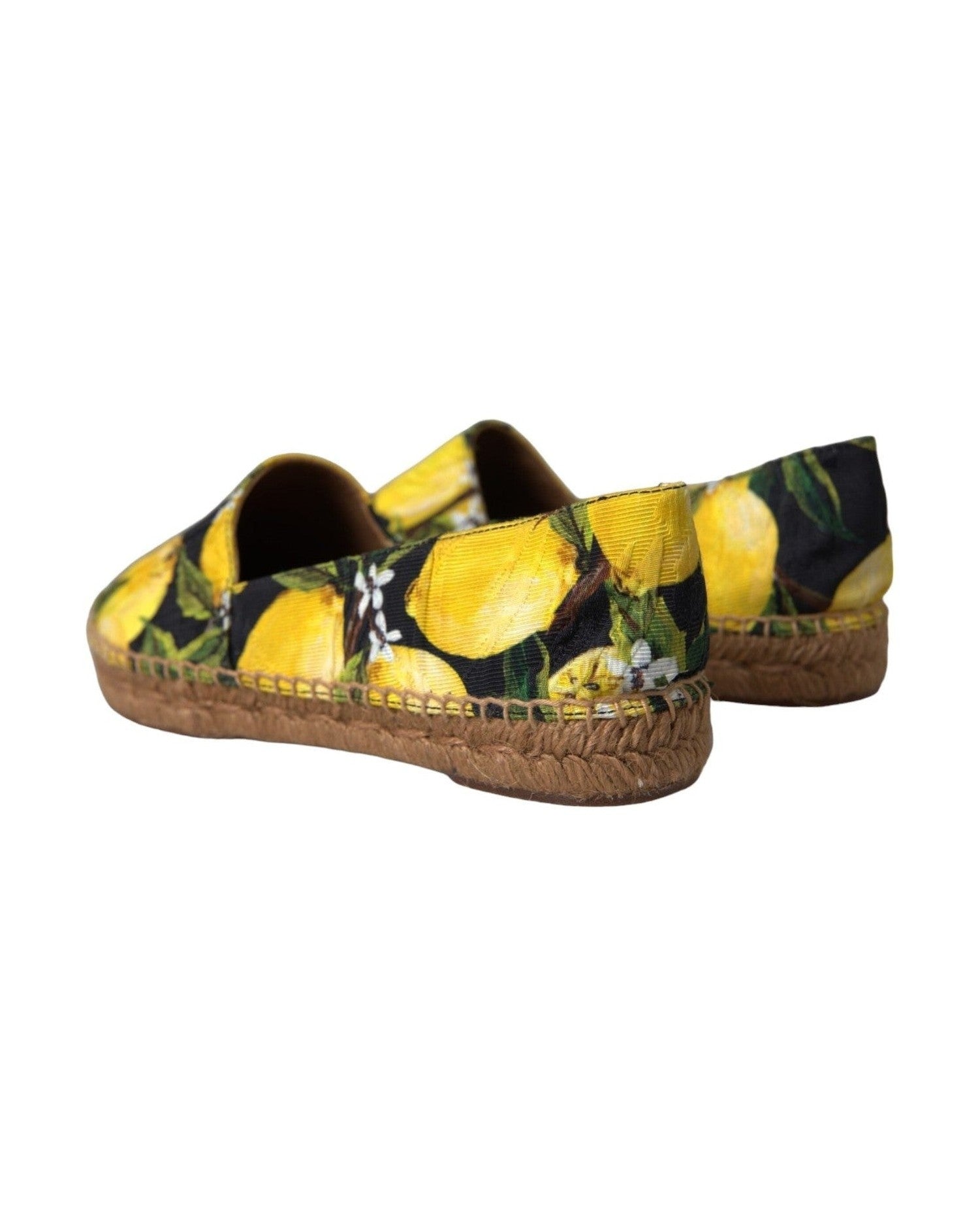 Dolce & Gabbana Multicolor Lemon Slip On Espadrilles Shoes Glam Steals