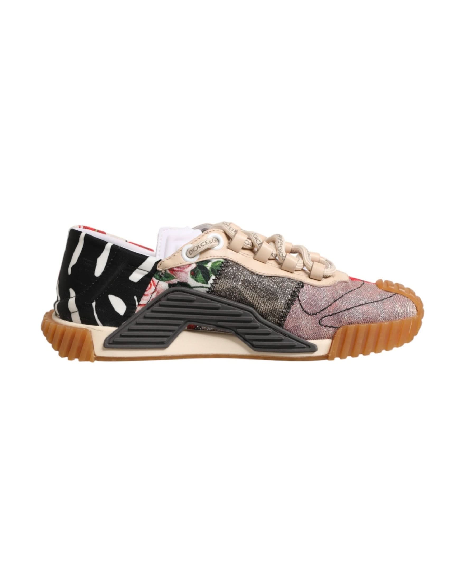 Dolce & Gabbana Multicolor Logo Low Top Ns1 Sneakers Shoes