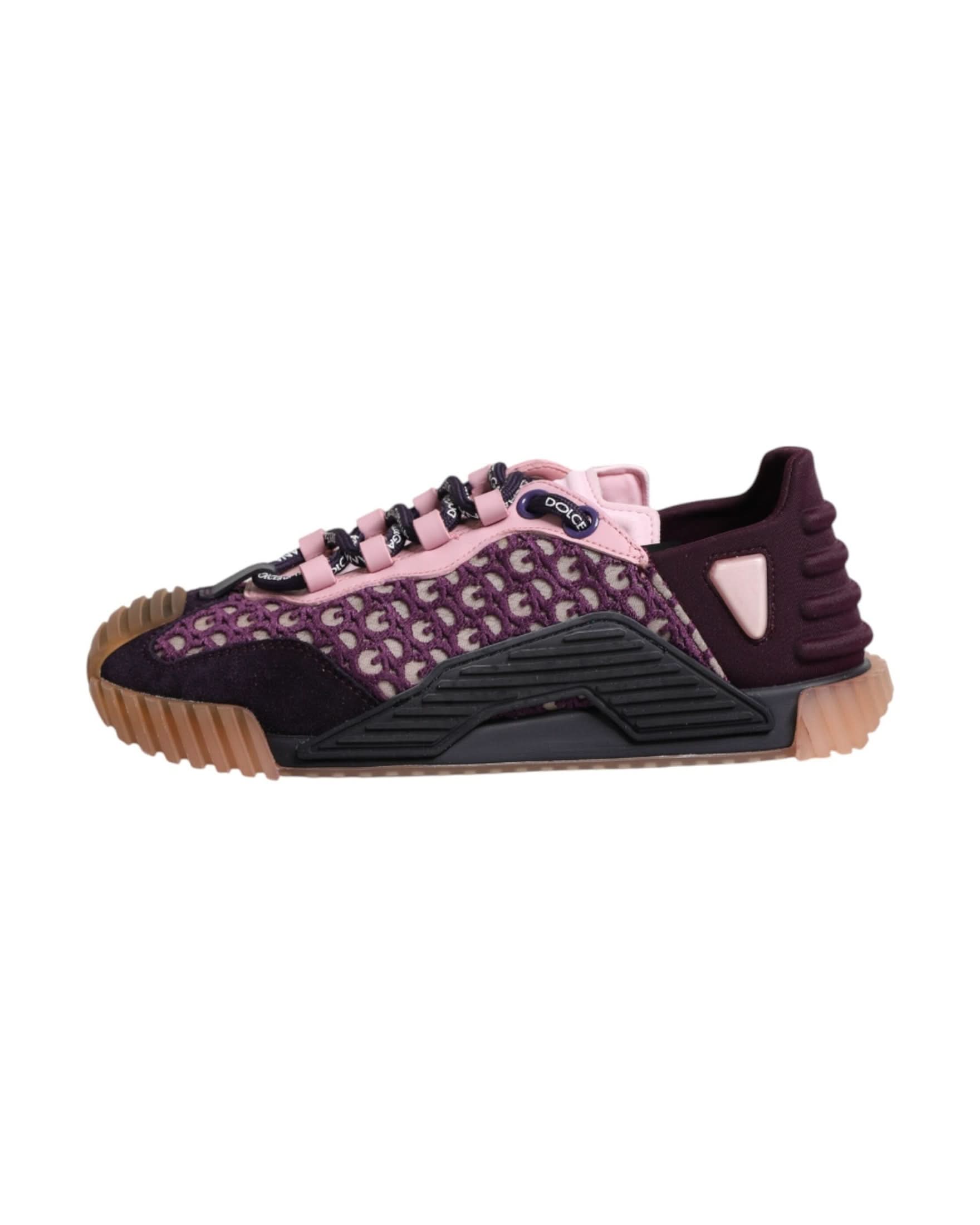 Dolce & Gabbana Multicolor Logo Low Top Ns1 Sneakers Shoes Sneakers