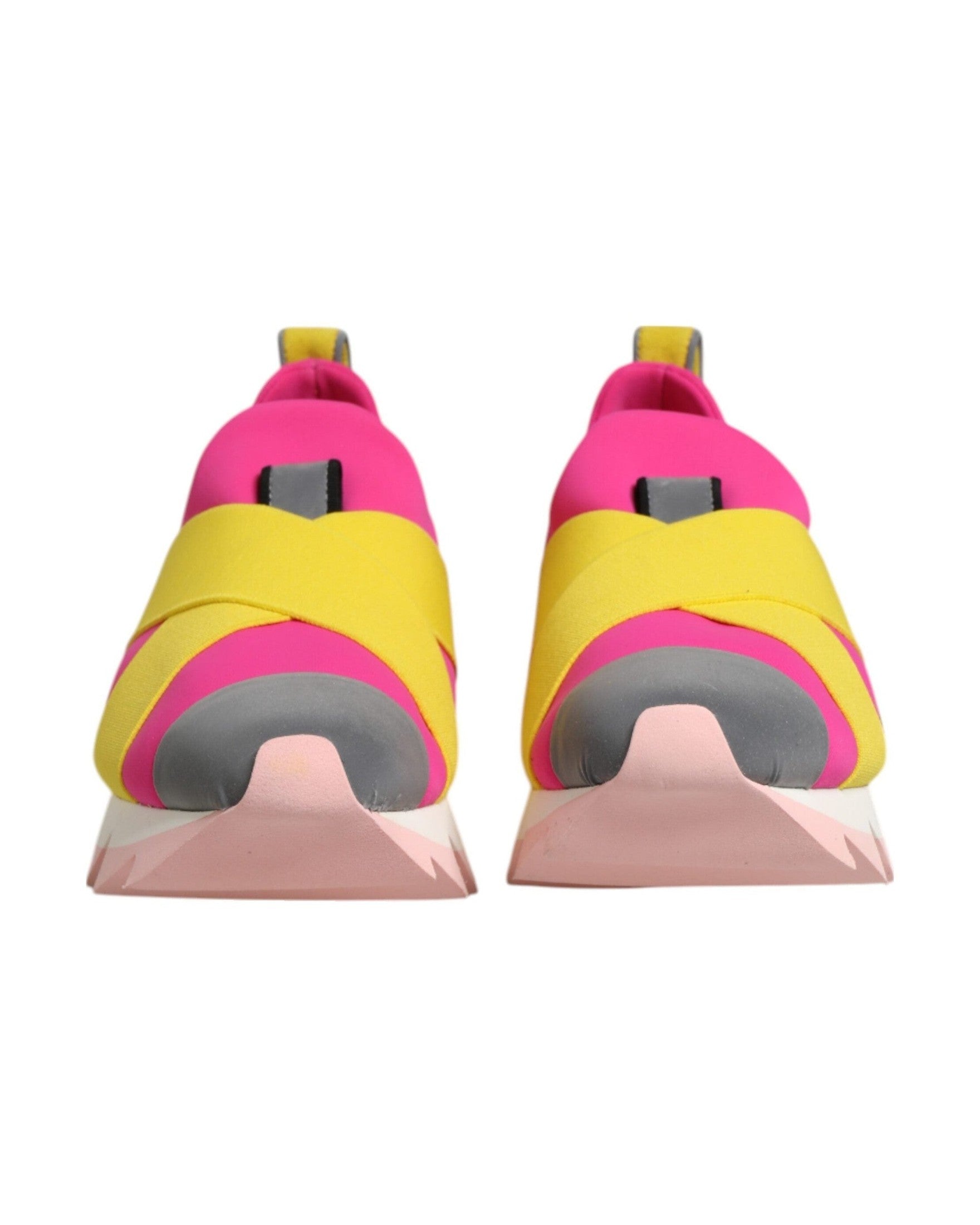 Dolce & Gabbana Multicolor Neoprene Elastic Ibiza Sneakers Shoes Glam Steals