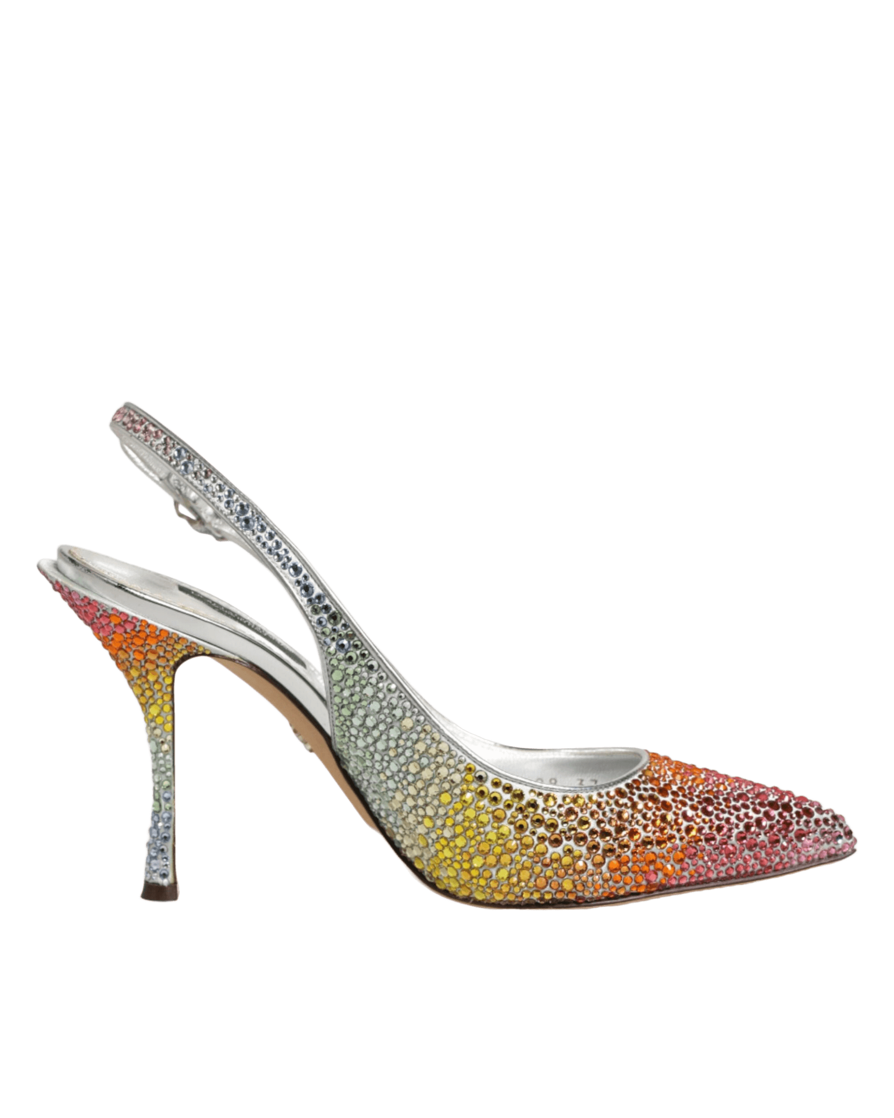 Dolce & Gabbana Multicolor Sequin Slingback Pumps Shoes Glam Steals