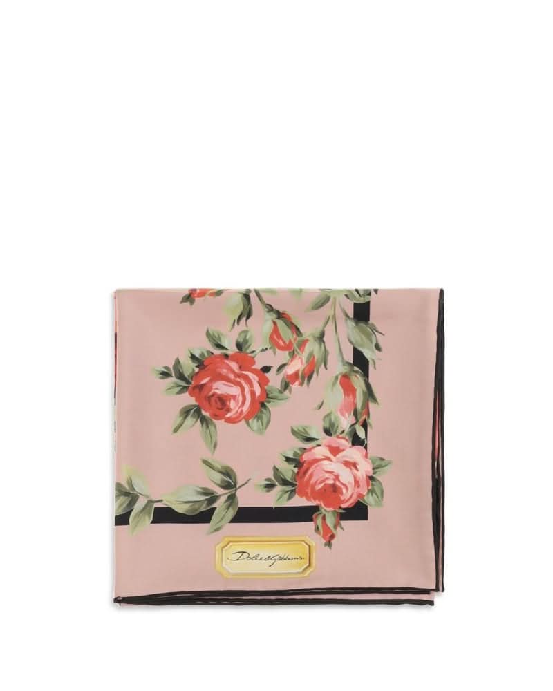 Dolce & Gabbana Multicolor Silk Scarf Glam Steals