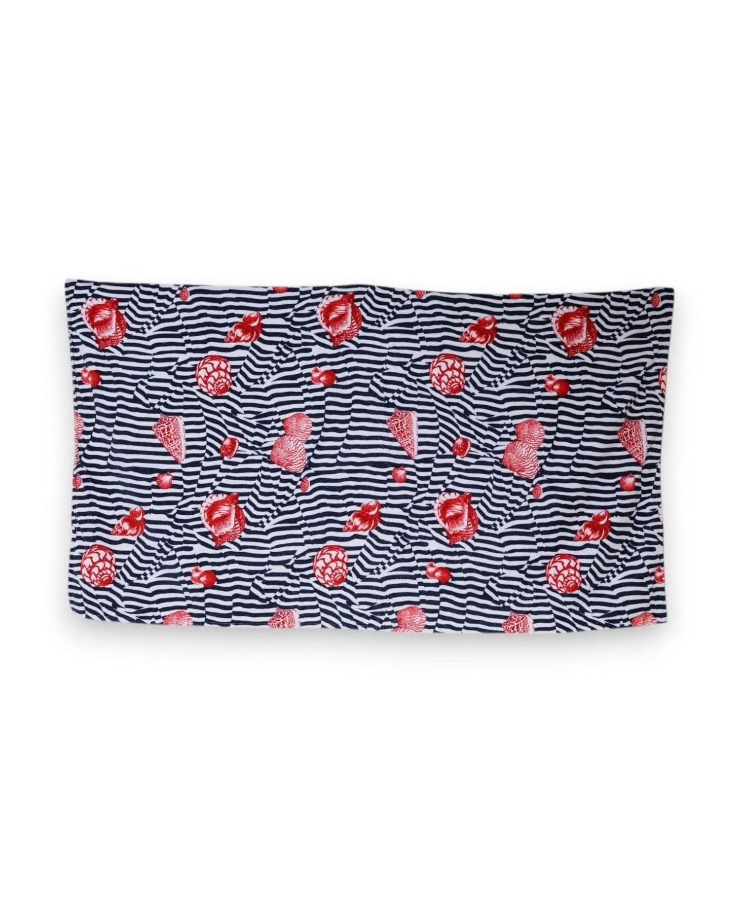 Dolce & Gabbana Multicolor Stripes Seashells Beach Towel Beach Towels