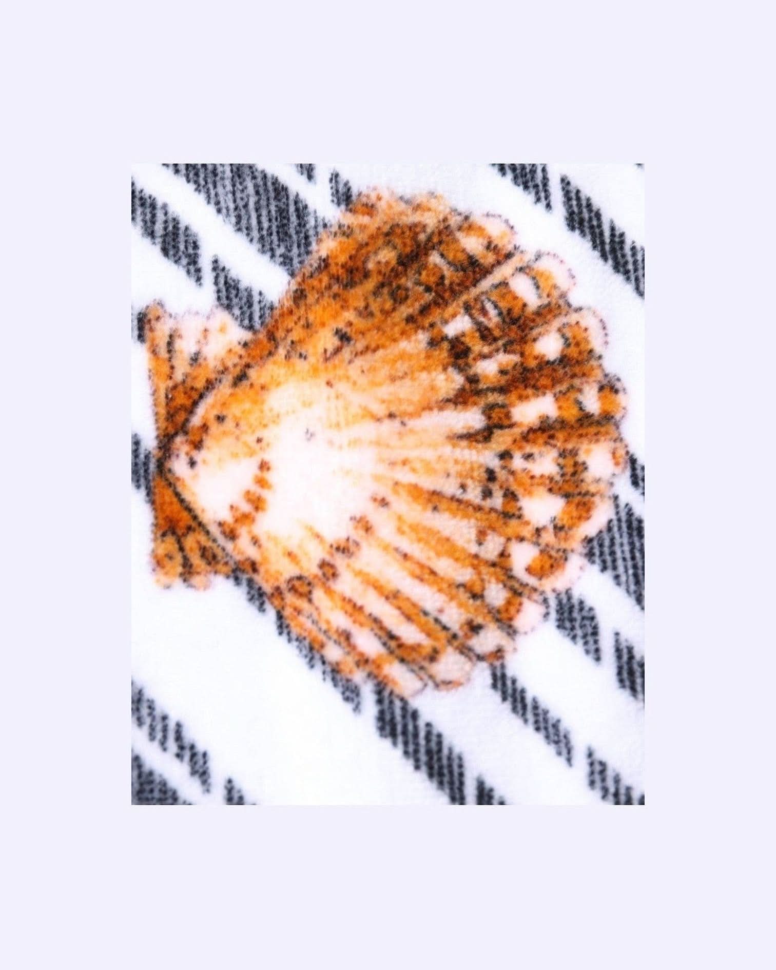 Dolce & Gabbana Multicolor Stripes Seashells Beach Towel Beach Towels