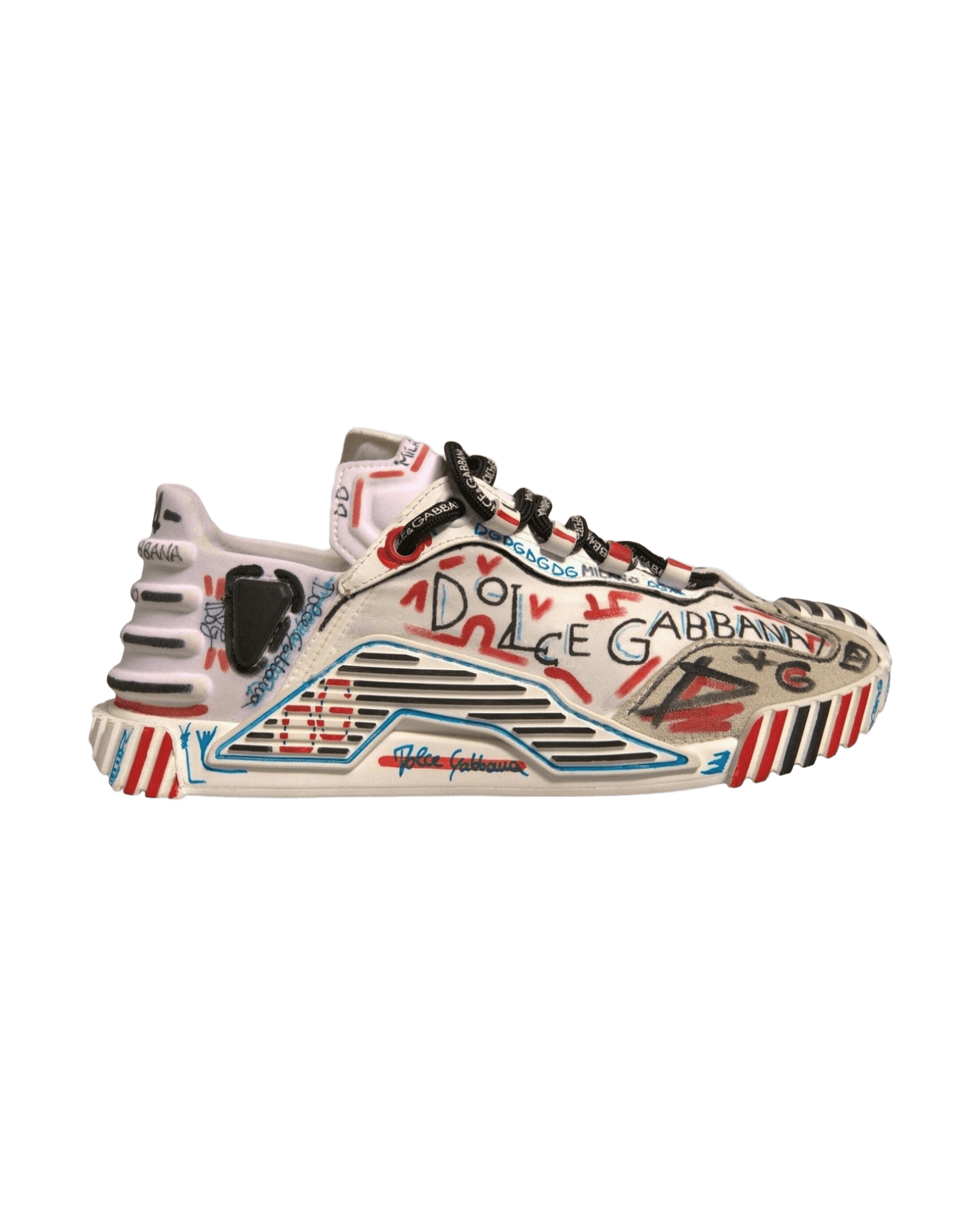 Dolce & Gabbana Multicolor Suede Fabric Ns1 Sneakers Shoes Glam Steals
