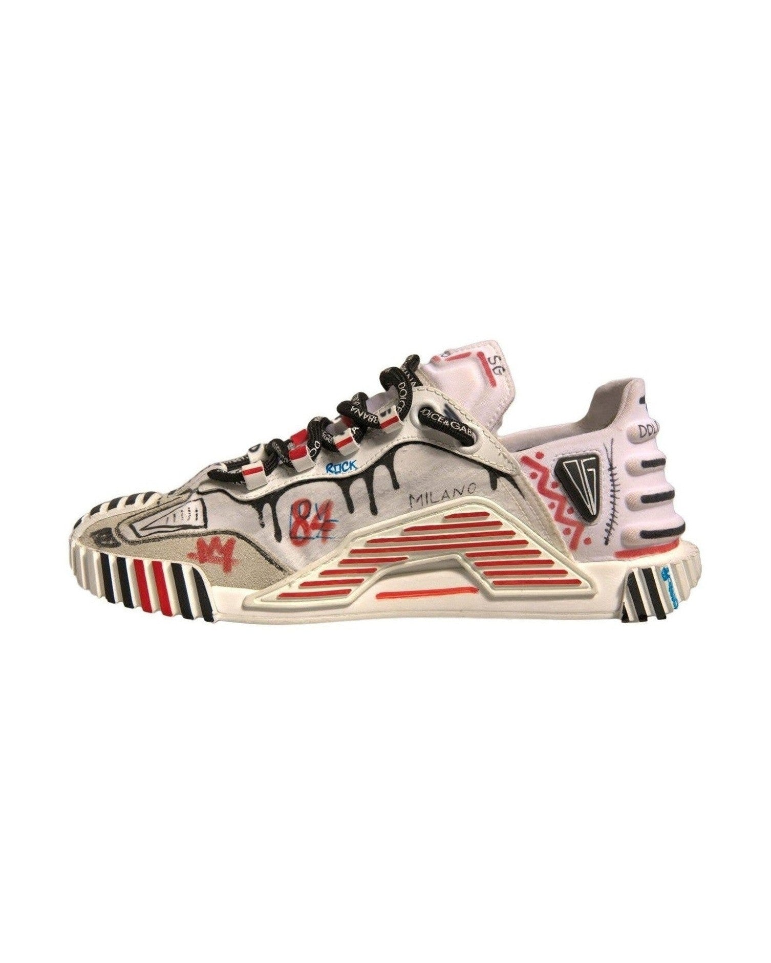 Dolce & Gabbana Multicolor Suede Fabric Ns1 Sneakers Shoes Glam Steals