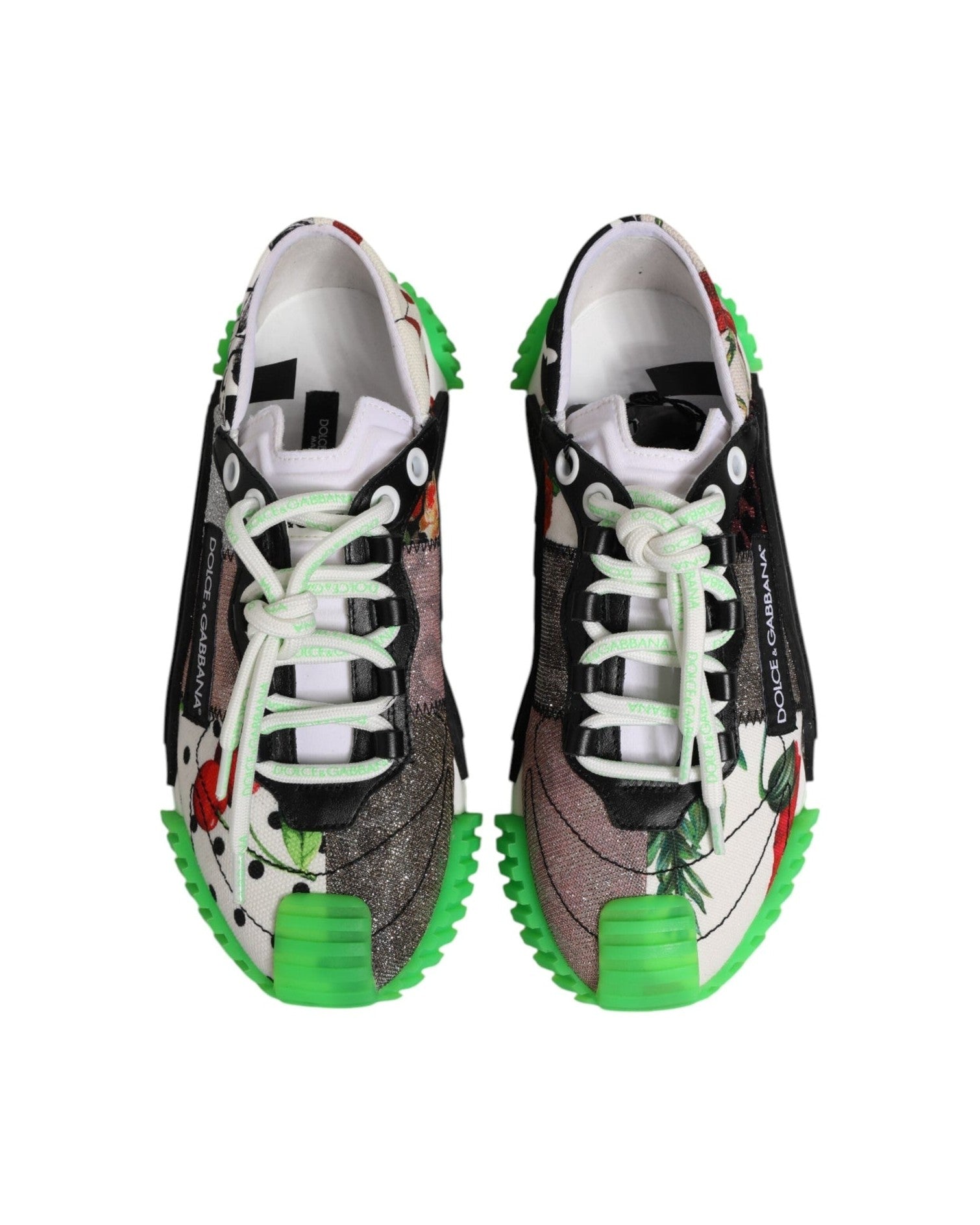 Dolce & Gabbana Multicor Dg Logo Leopard Cherry Sneaker Shoes Glam Steals