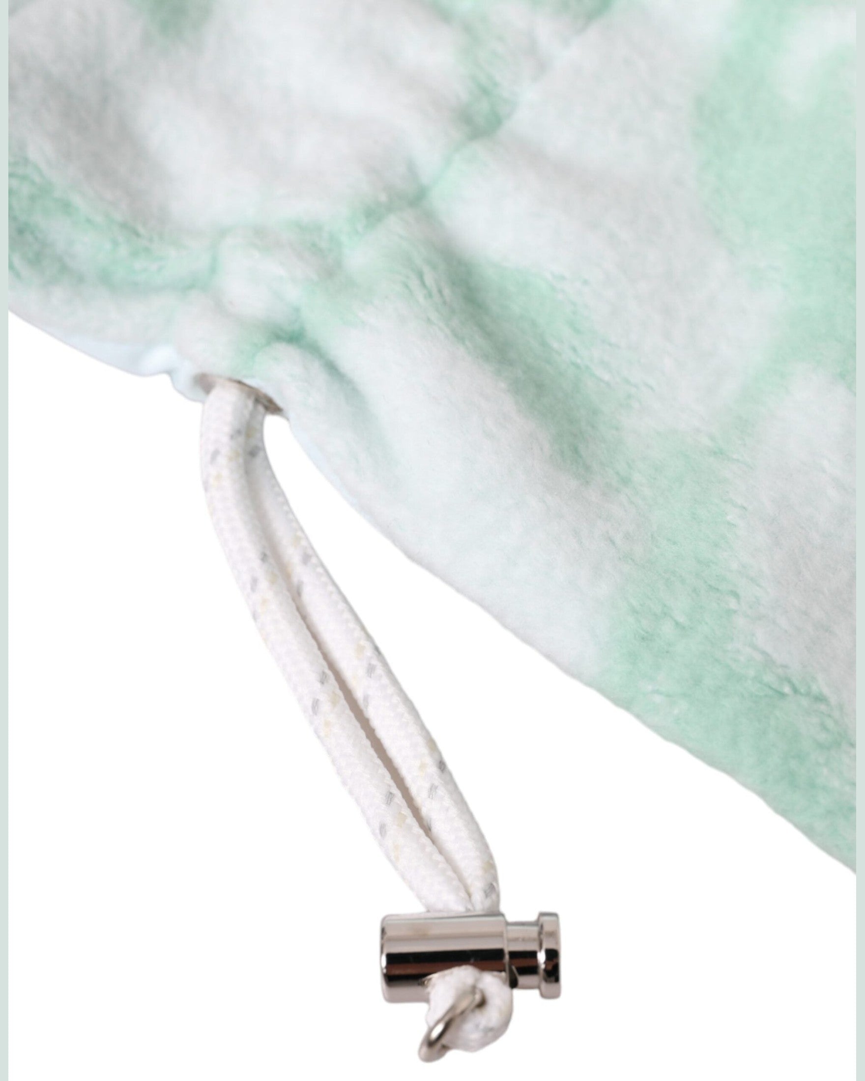 Dolce & Gabbana Nylon Fleece Wrist Length Mitten White Gloves Glam Steals