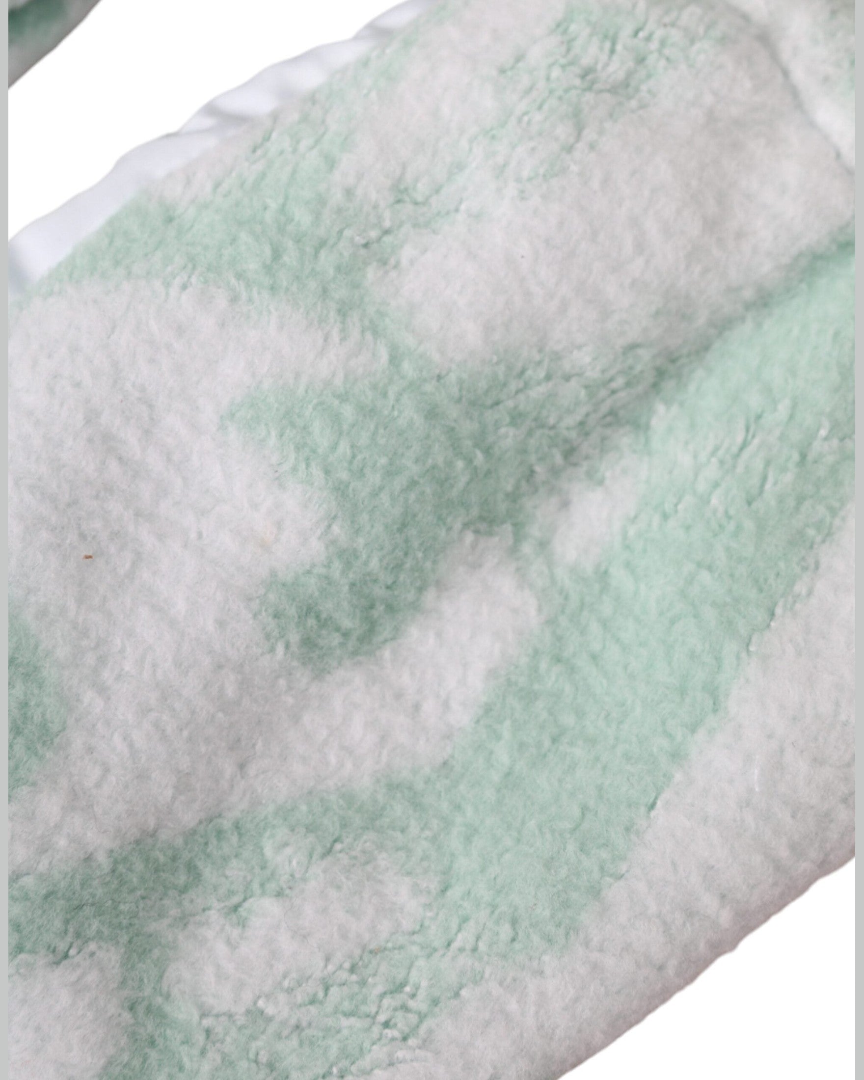 Dolce & Gabbana Nylon Fleece Wrist Length Mitten White Gloves Glam Steals
