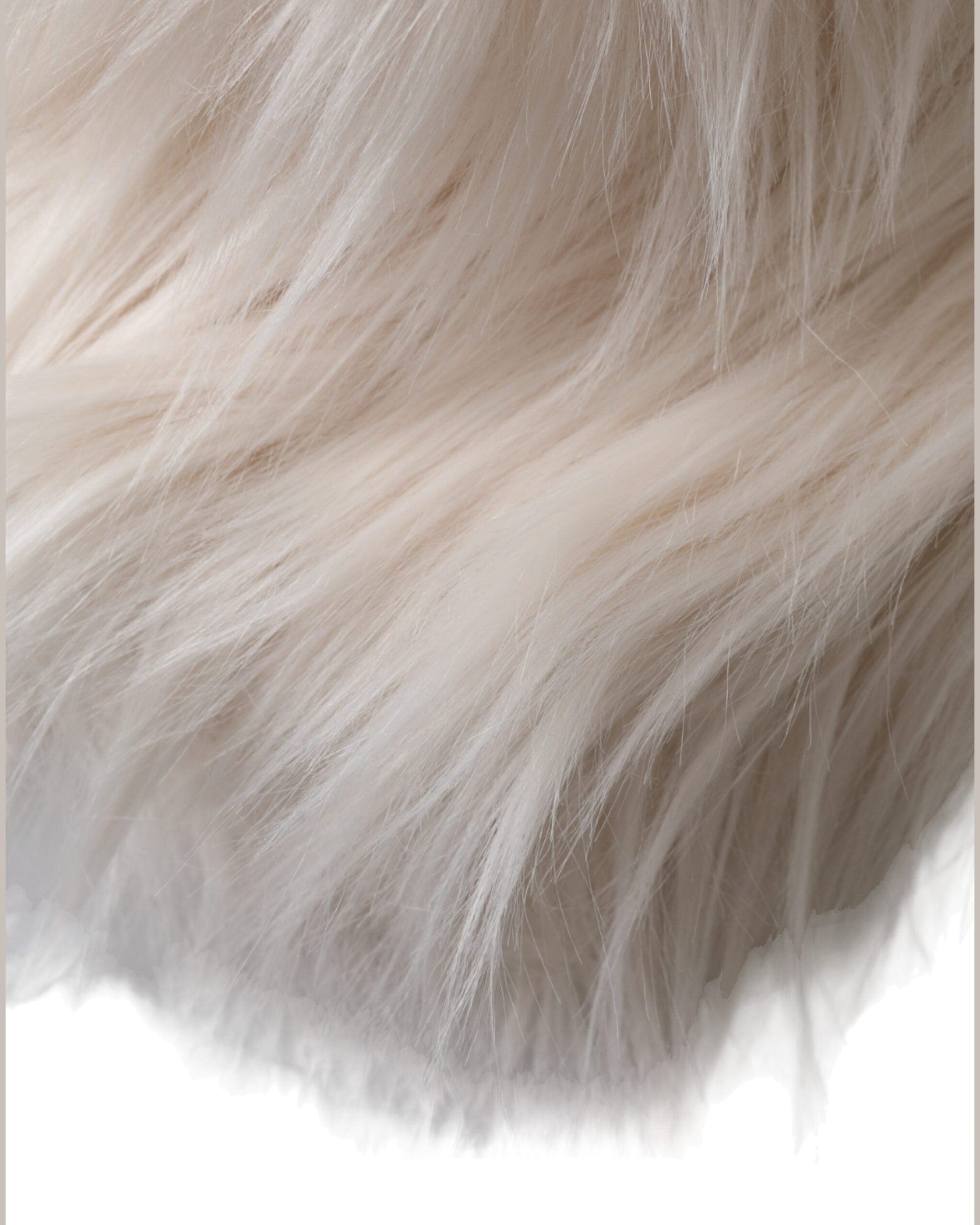 Dolce & Gabbana Off Acrylic Fur Womens Bucket White Hat Glam Steals