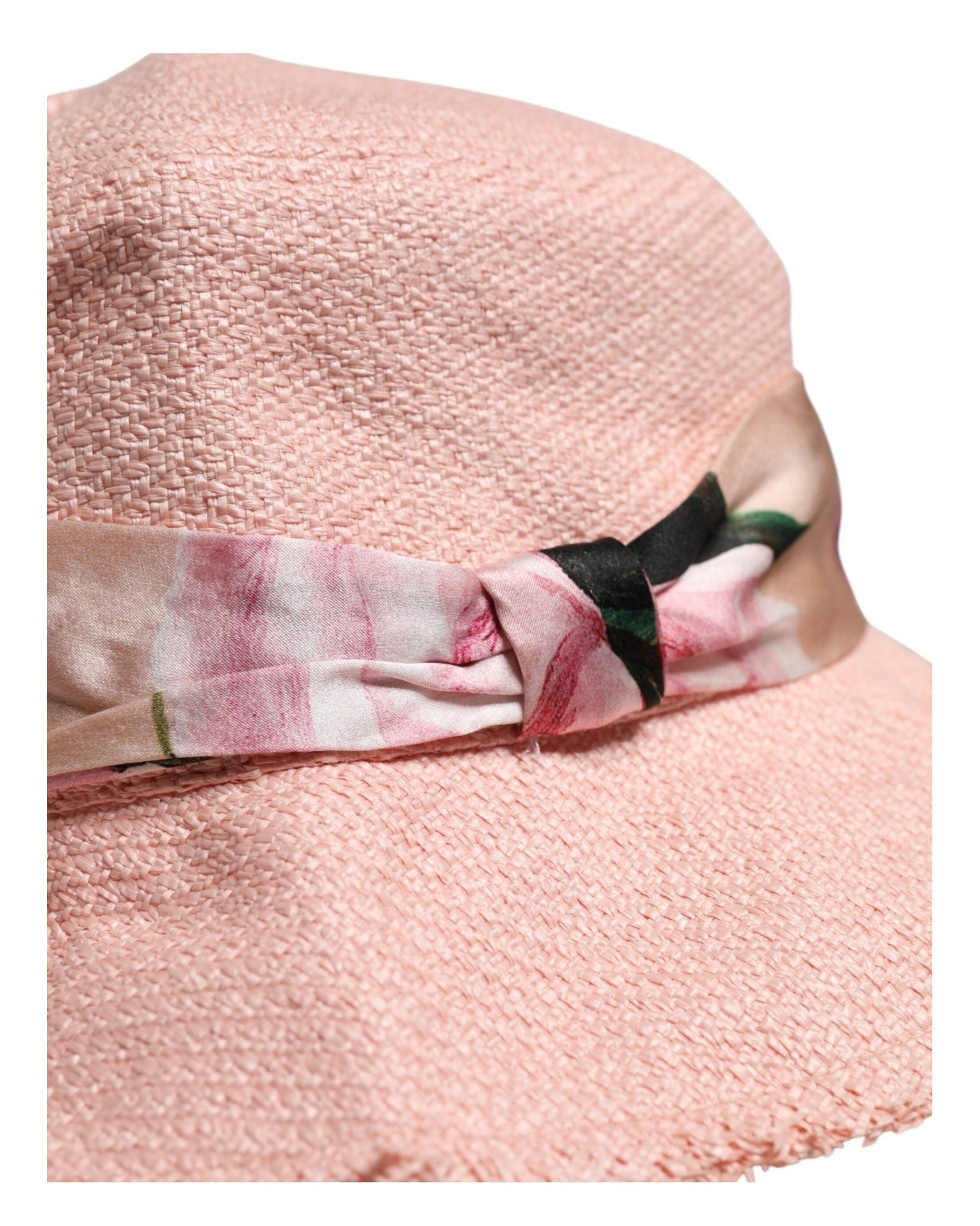 Dolce & Gabbana Pink Cotton Wide Brim Bucket Hat Glam Steals