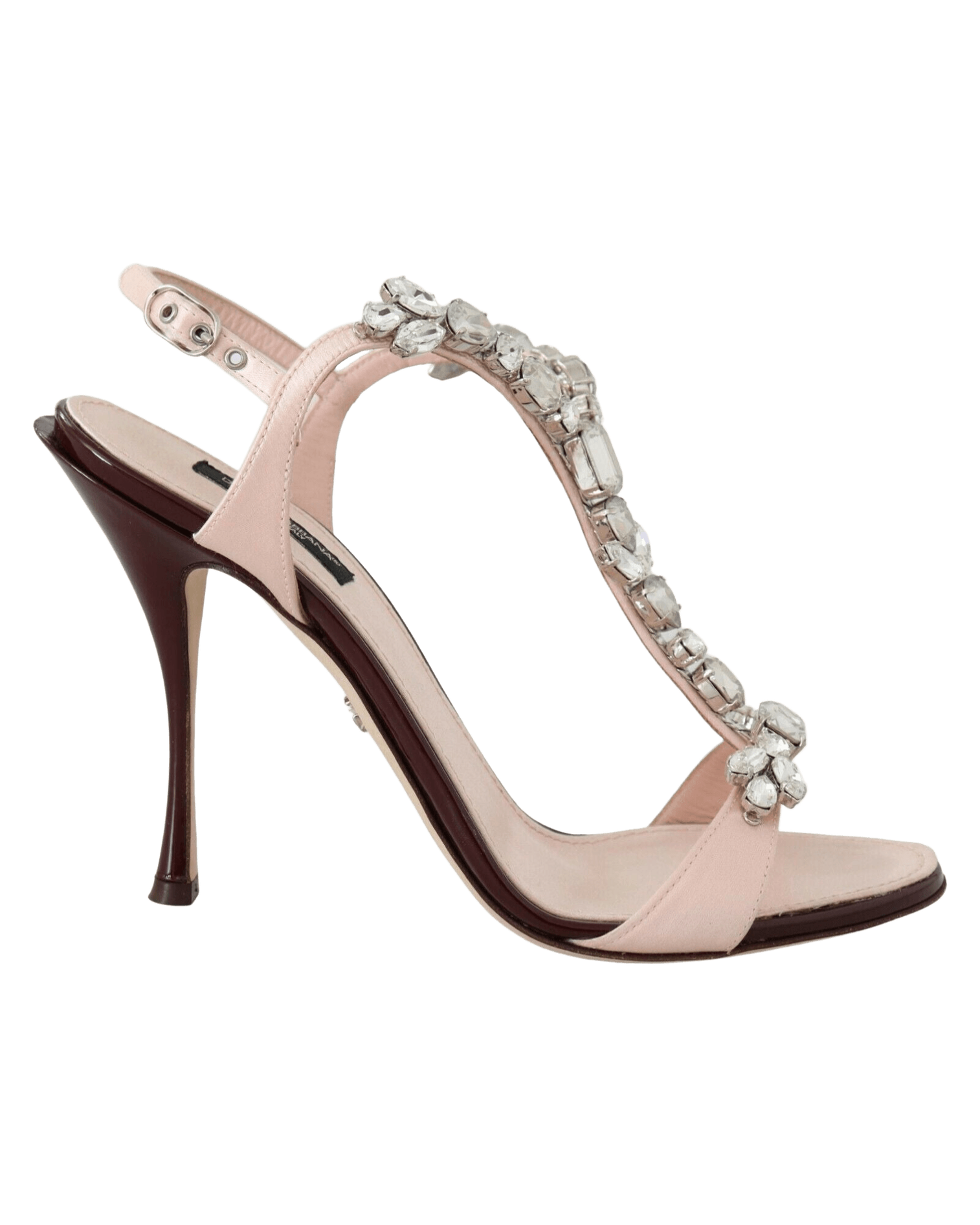 Dolce & Gabbana Pink Crystals Heels Keira Sandals Glam Steals
