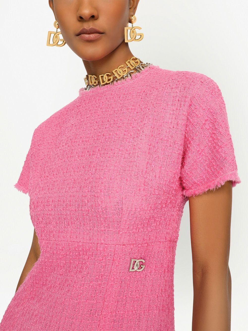 Dolce & Gabbana Pink Dress Glam Steals