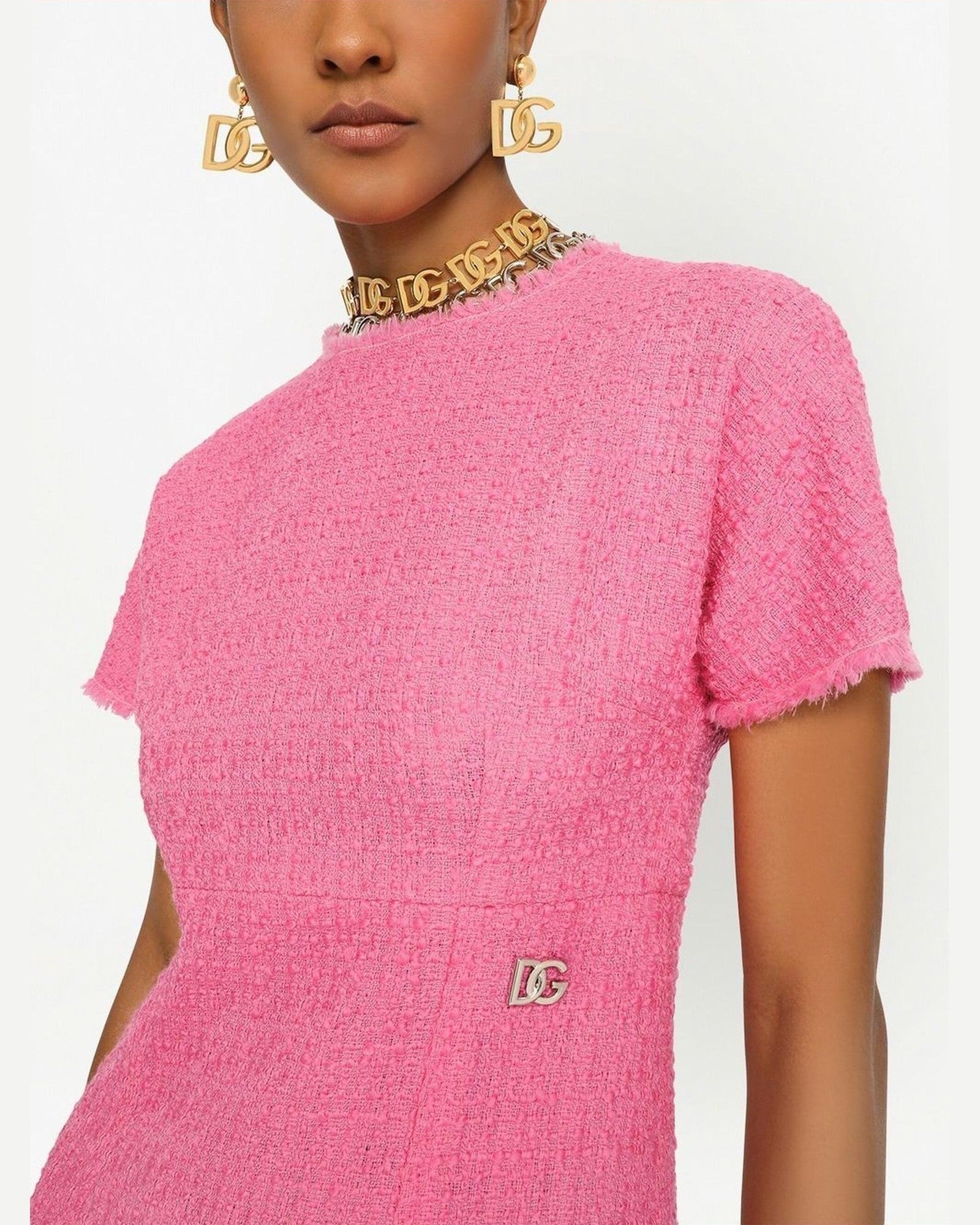 Dolce & Gabbana Pink Dress Glam Steals