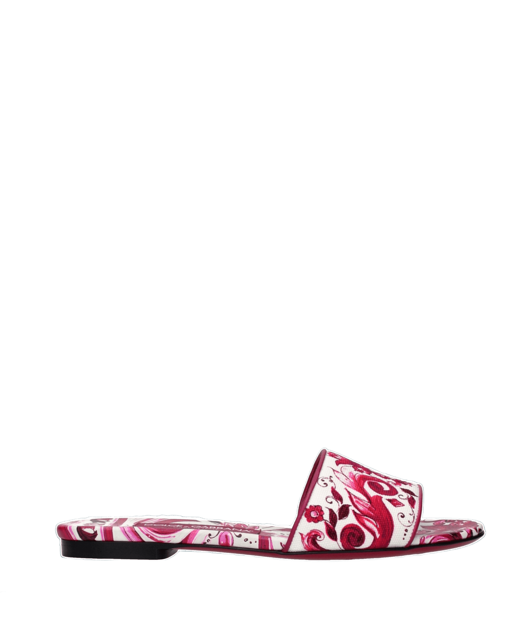 Dolce & Gabbana Pink Fabric Slippers Glam Steals