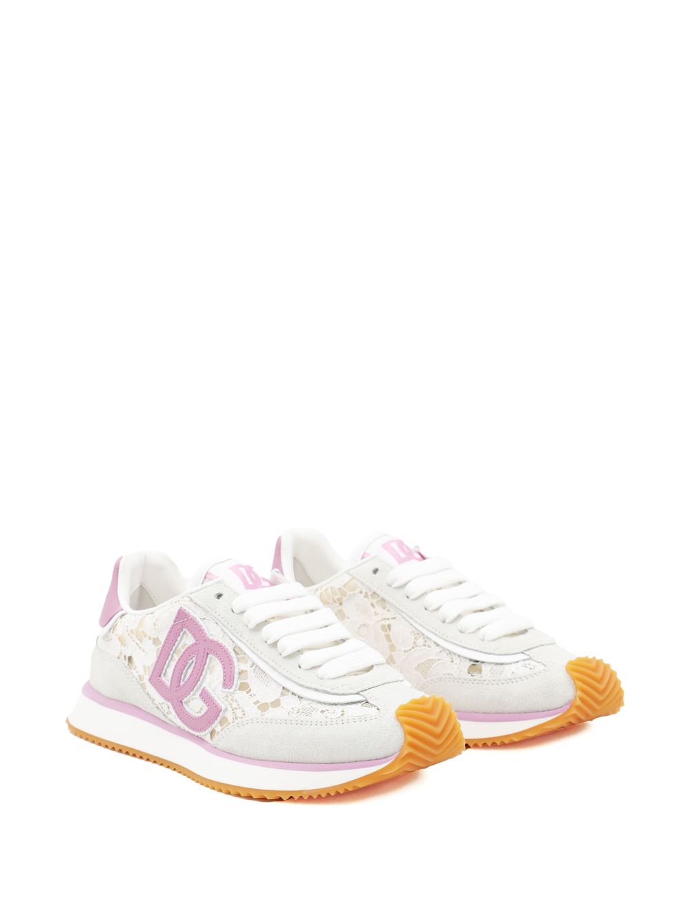 Dolce & Gabbana Pink Sneakers Glam Steals