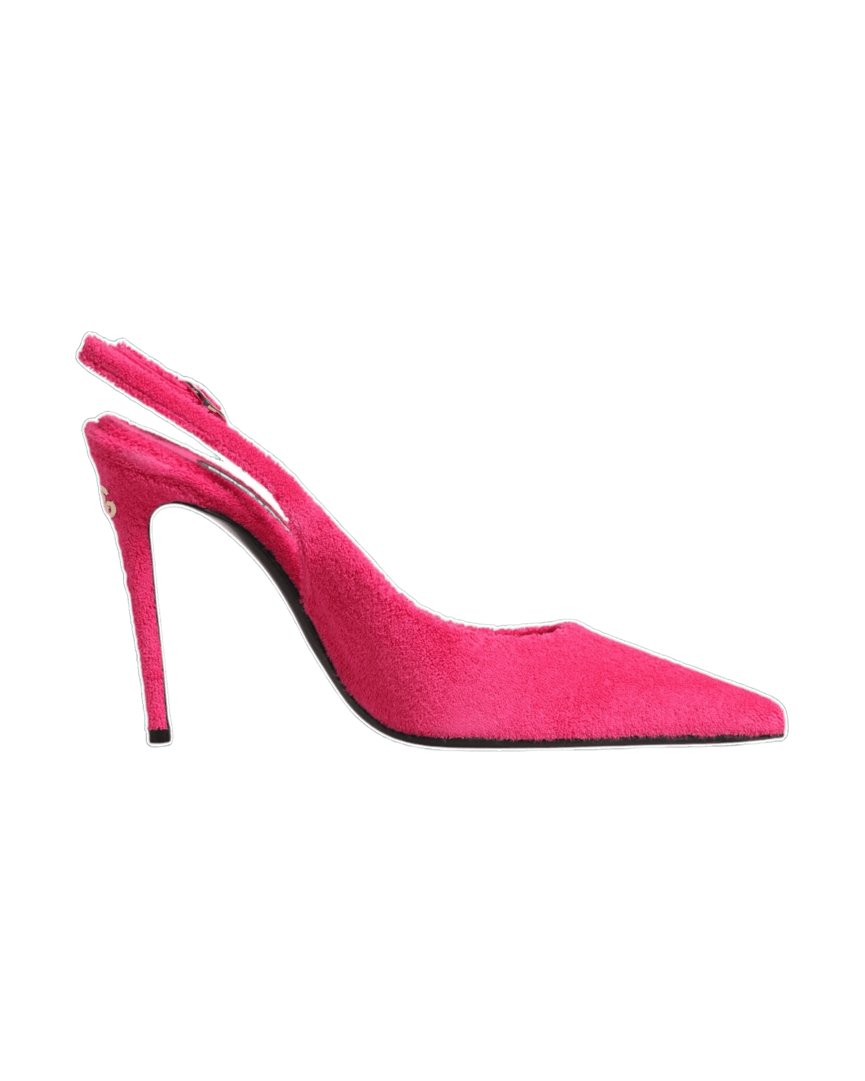 Dolce & Gabbana Pink Suede High Heels Slingback Shoes Heels