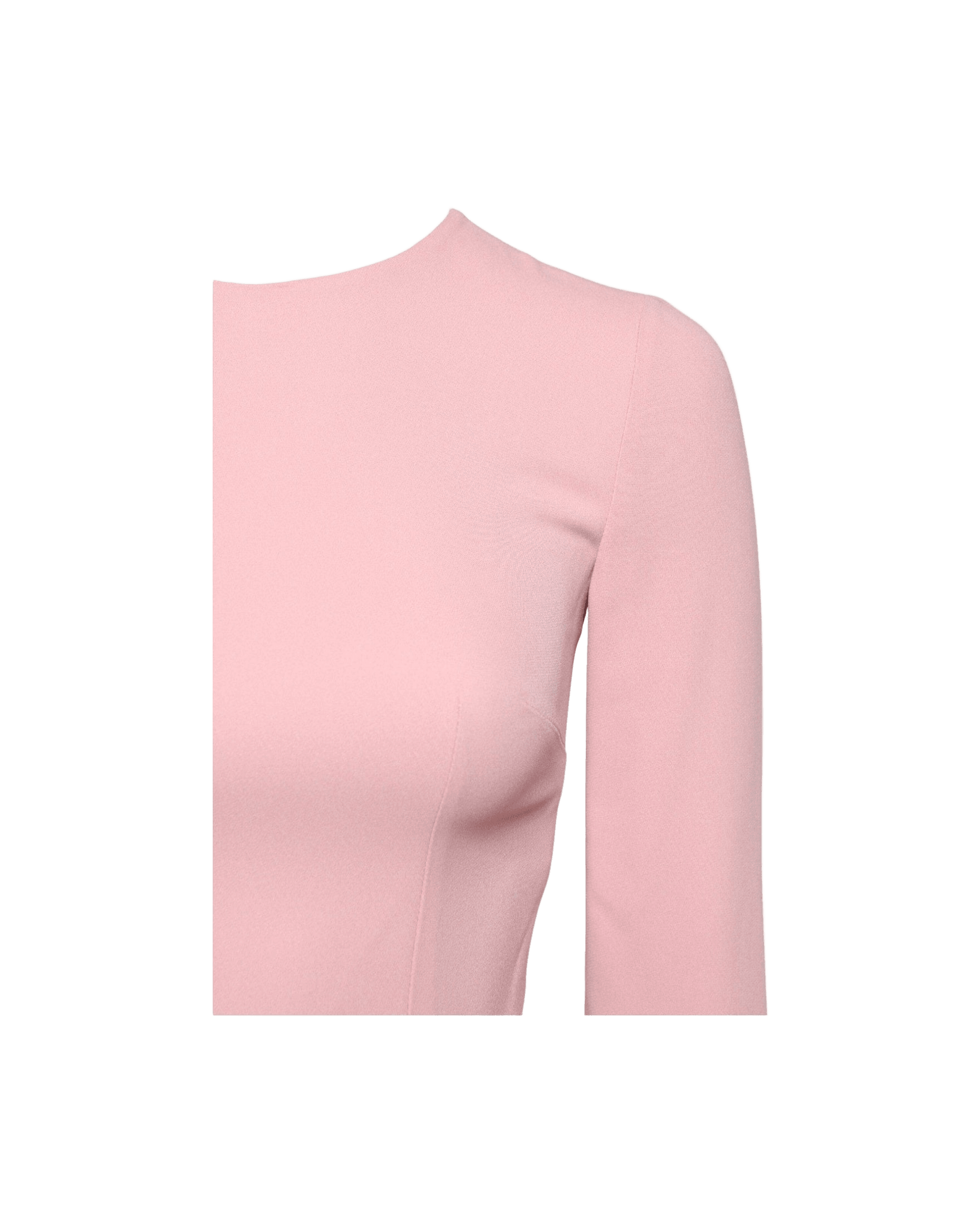 Dolce & Pink Gabbana Viscose 3/4 Sleeves Sheath Midi Dress Glam Steals