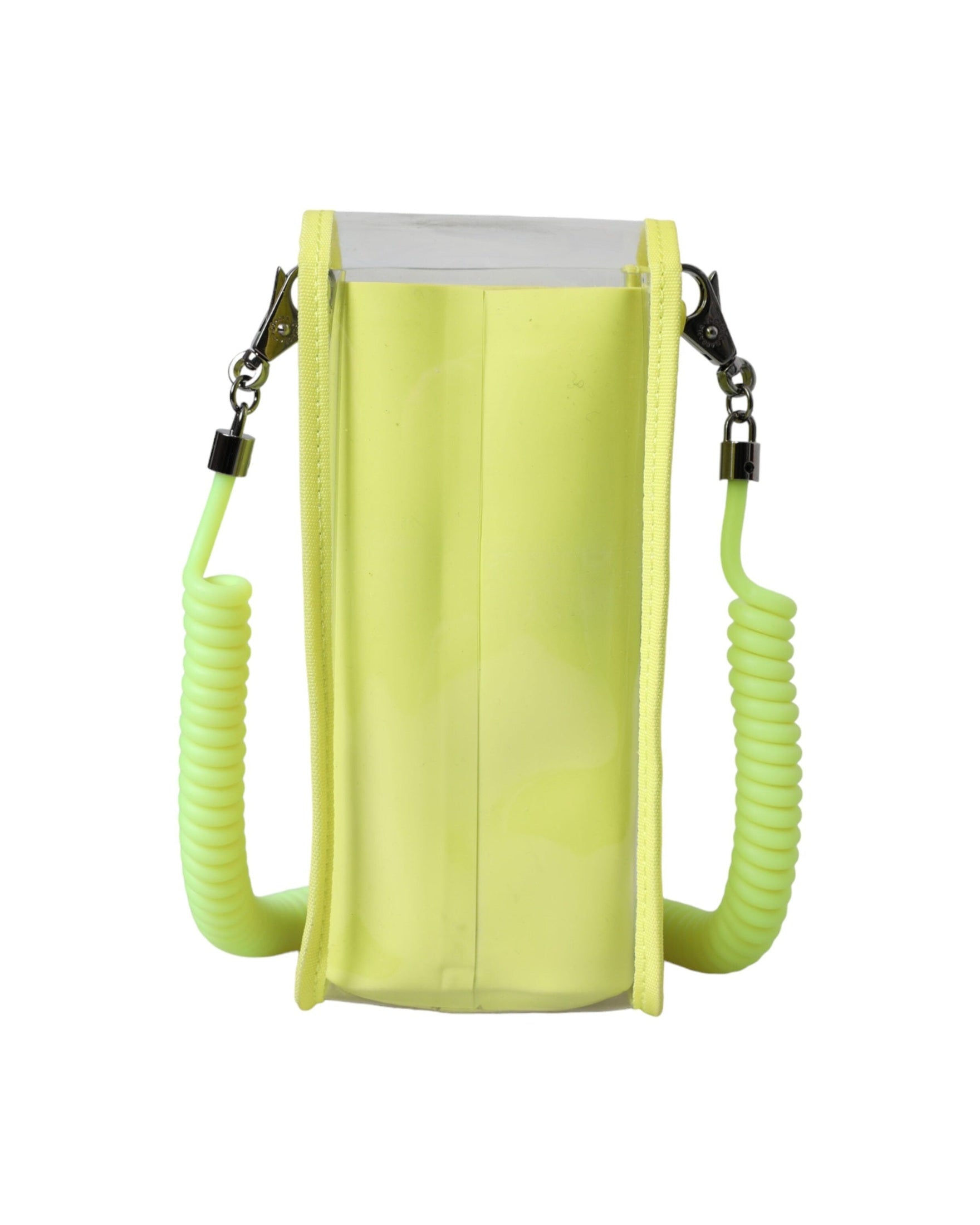 Dolce & Gabbana Plastic Dg Logo Neck Strap Cardholder Yellow Green Wallet Glam Steals