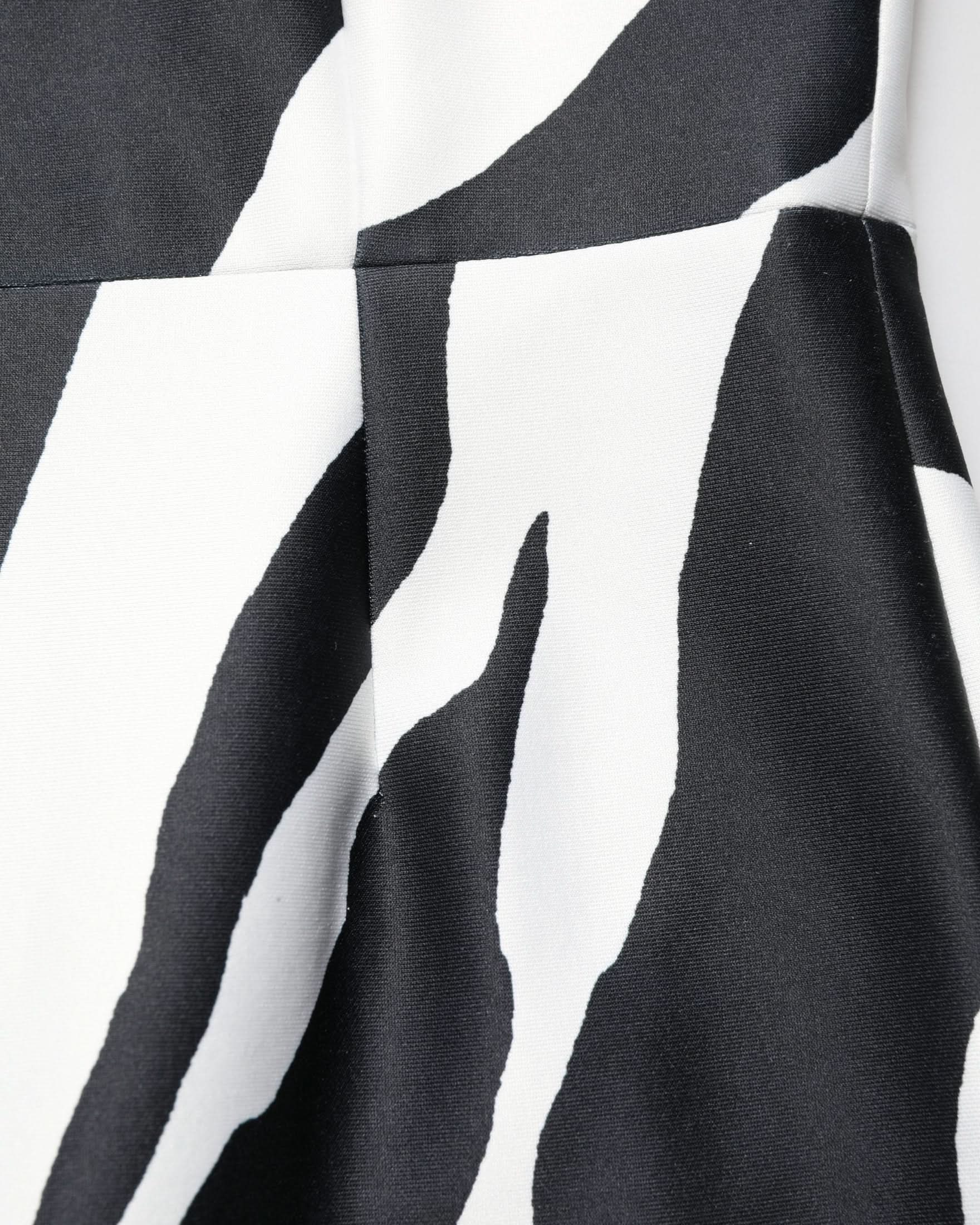 Dolce & Gabbana Polyester Zebra Pattern Jumpsuit Glam Steals