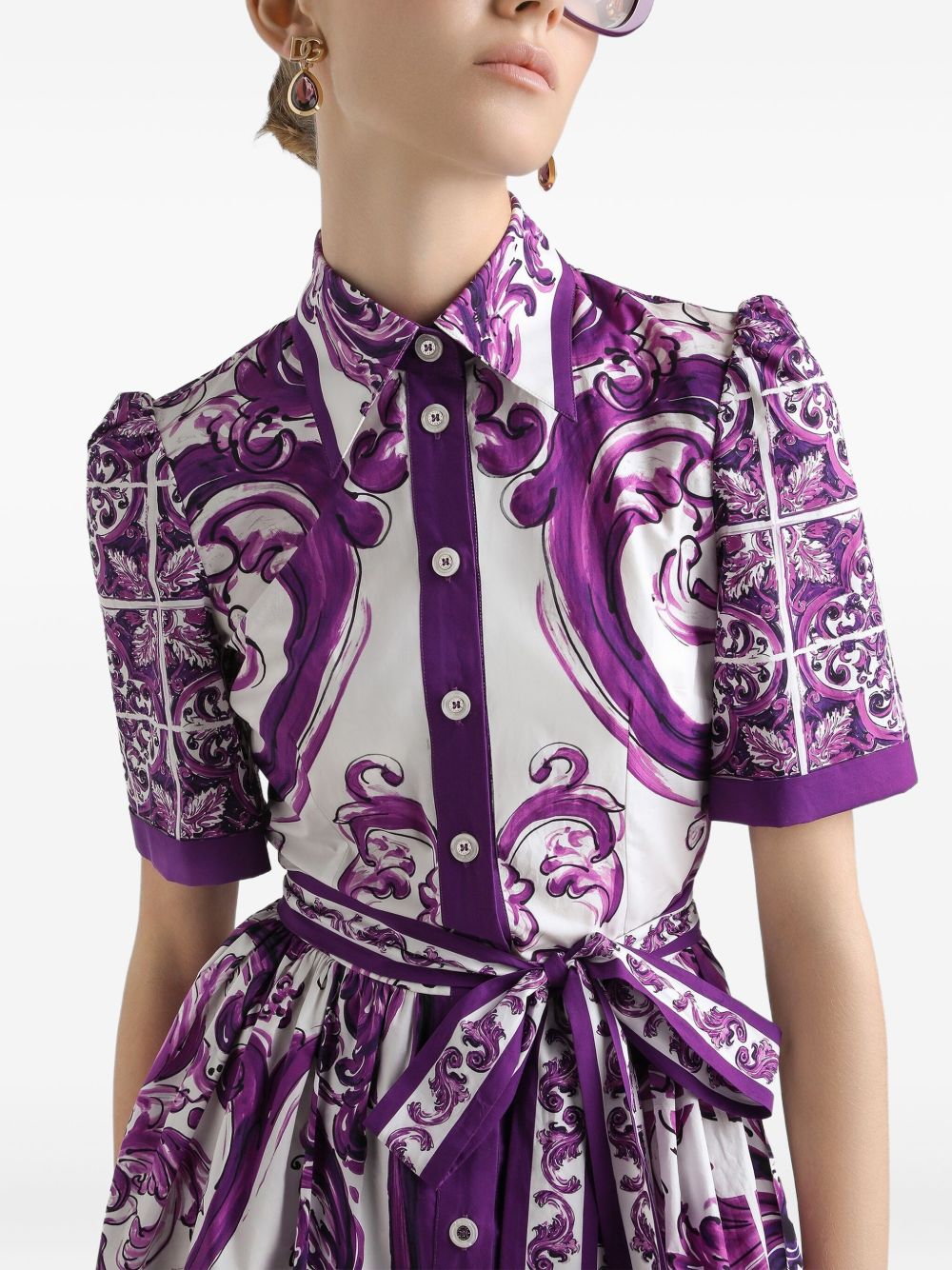 Dolce & Gabbana Purple Dress Glam Steals