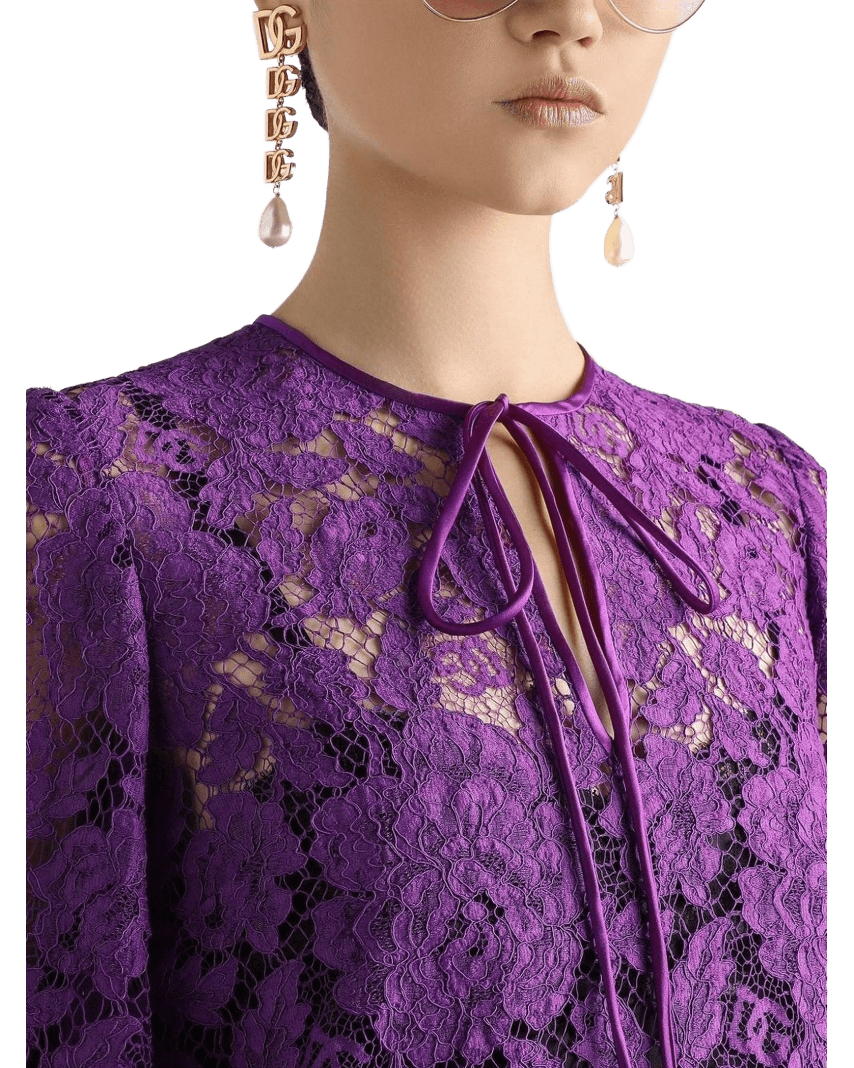 Dolce & Gabbana Purple Dress Glam Steals