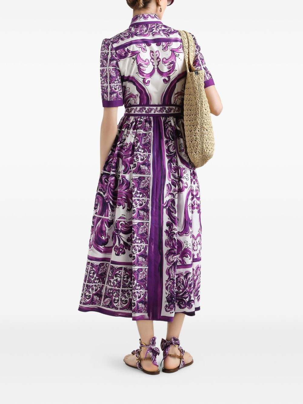 Dolce & Gabbana Purple Dress Glam Steals