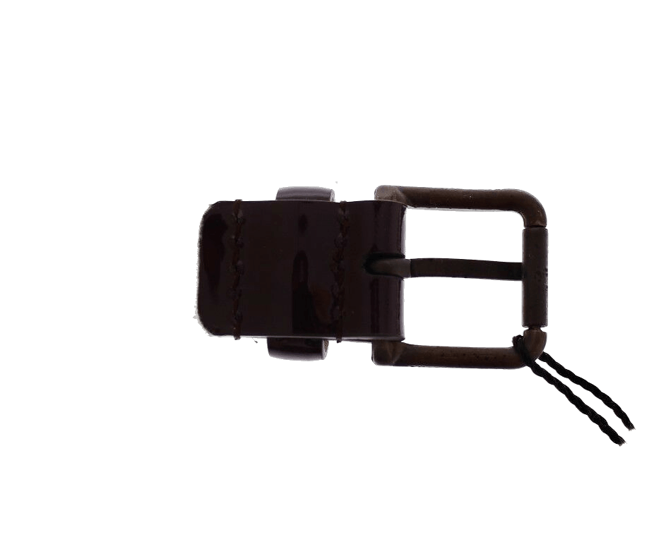 Dolce & Gabbana Purple Leather Logo Cintura Gürtel Belt Glam Steals