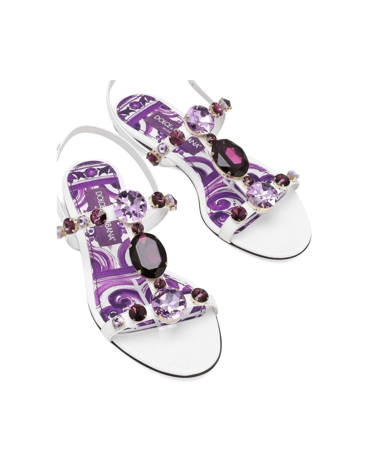 Dolce & Gabbana Purple Sandals Glam Steals