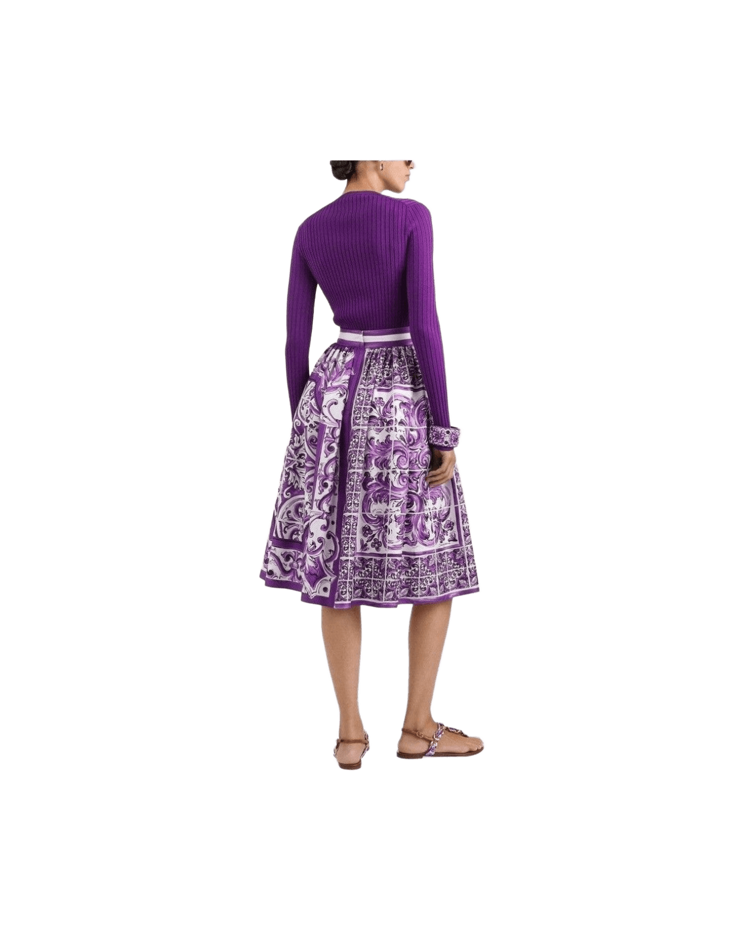 Dolce & Gabbana Purple Skirt Glam Steals
