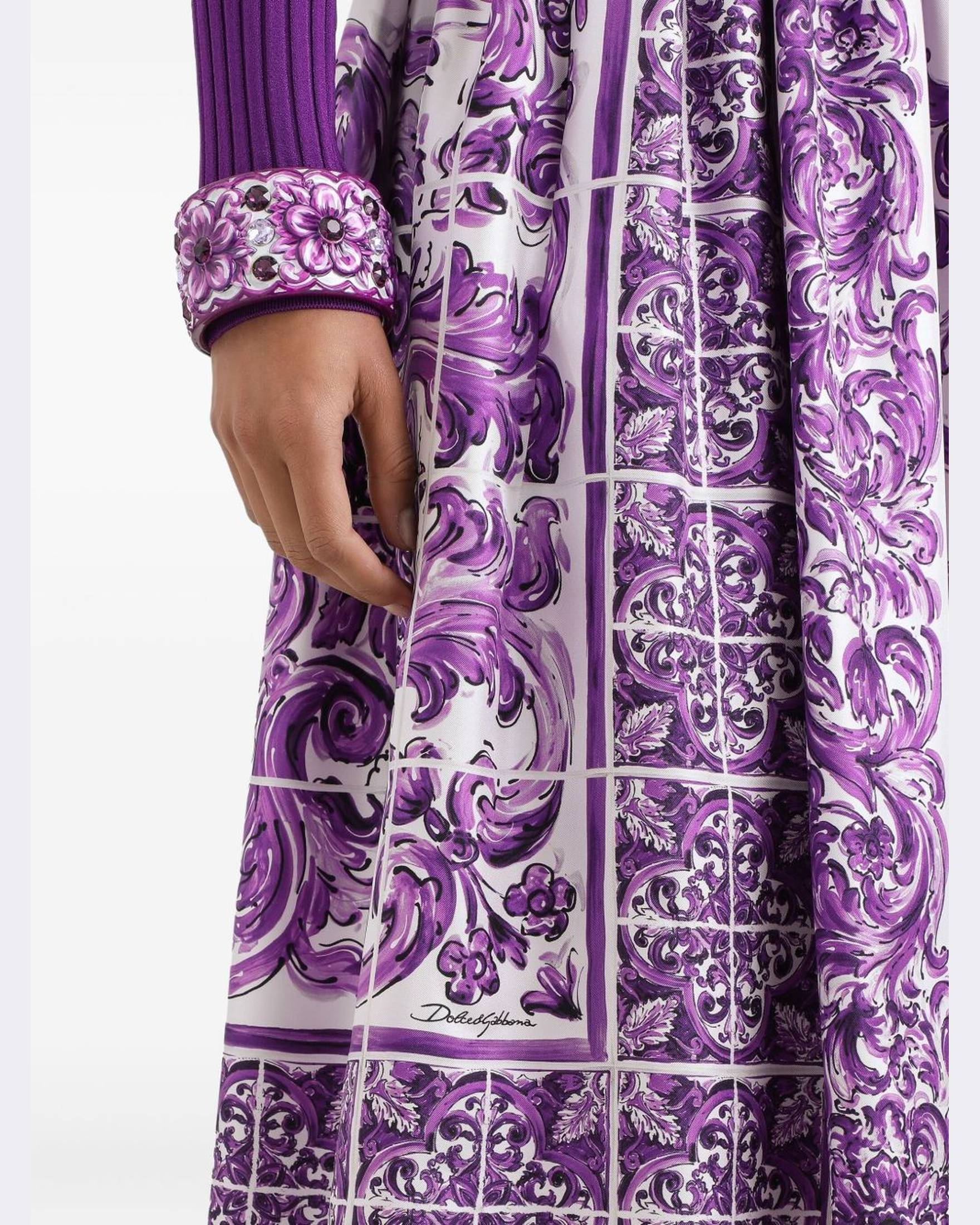 Dolce & Gabbana Purple Skirt Glam Steals